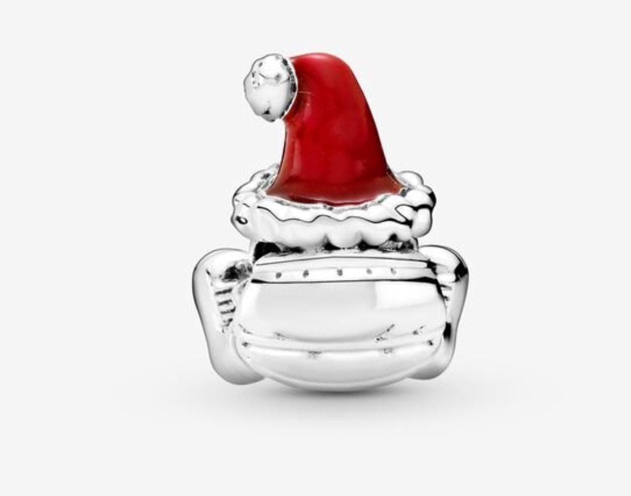 Pandora - Charm Babbo Natale seduto con regalo
