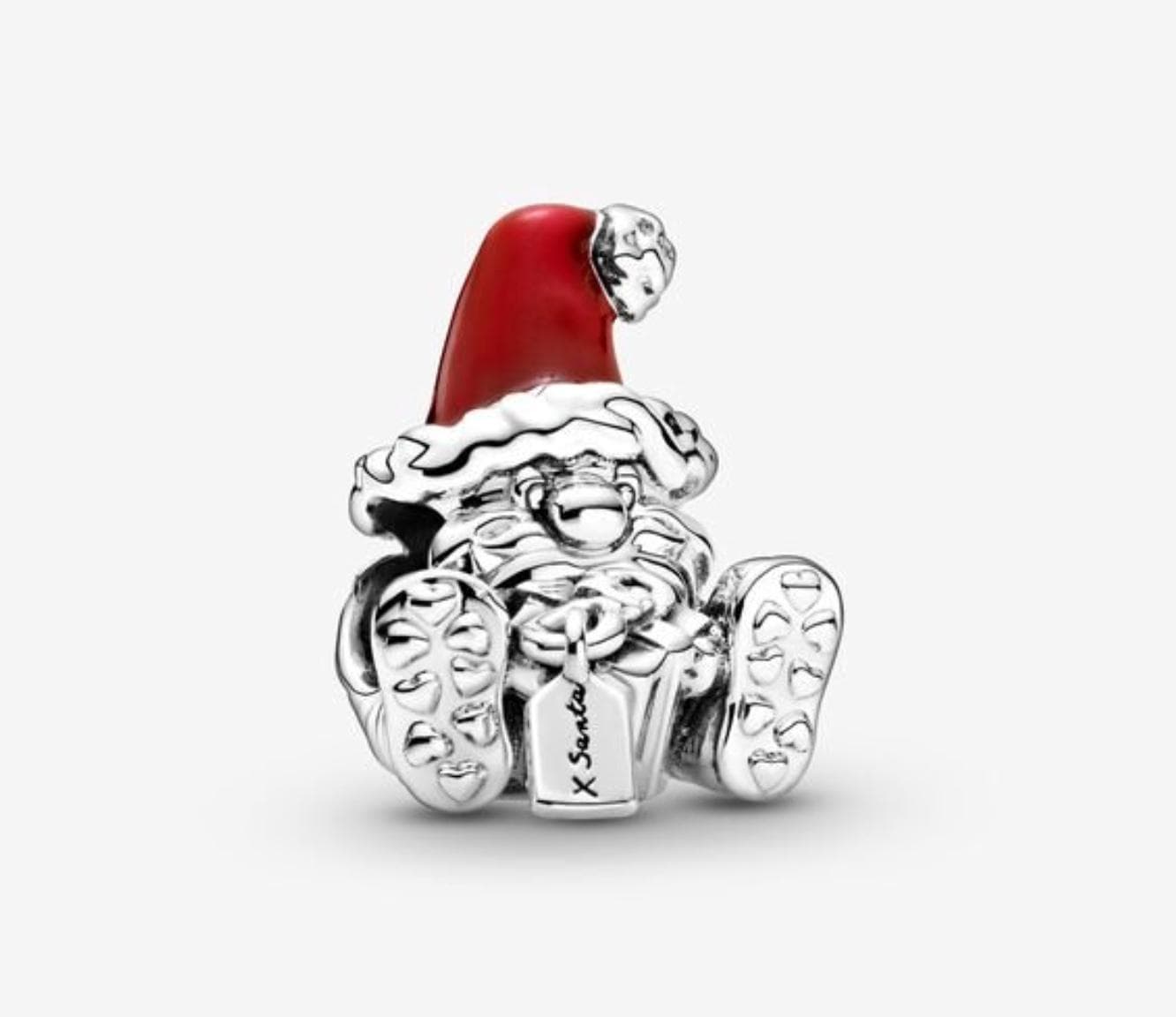 Pandora - Charm Babbo Natale seduto con regalo in Bead Charm Alba Gioielli - Casoria, commercioVirtuoso.it