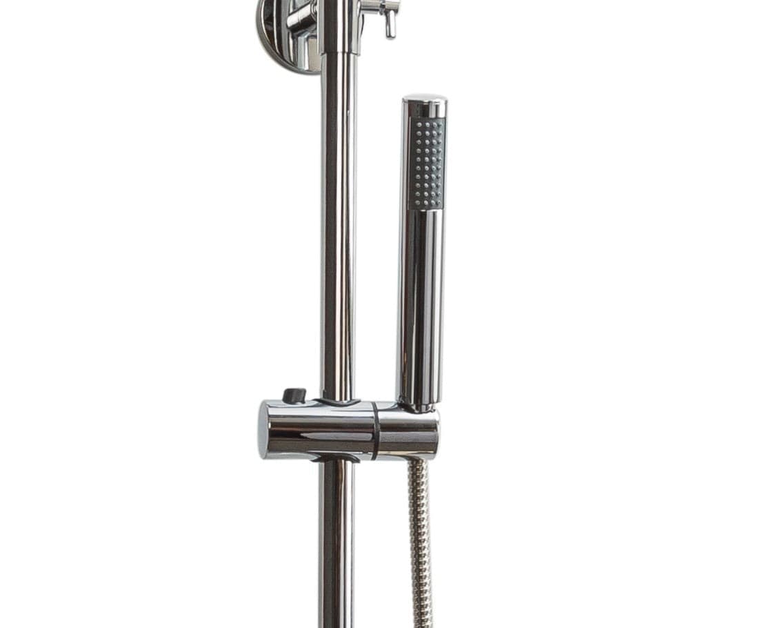 Colonna Doccia con miscelatore a 2 uscite soffione e doccetta POP in Rubinetti per vasca Mondialshop - Parabiago, commercioVirtuoso.it