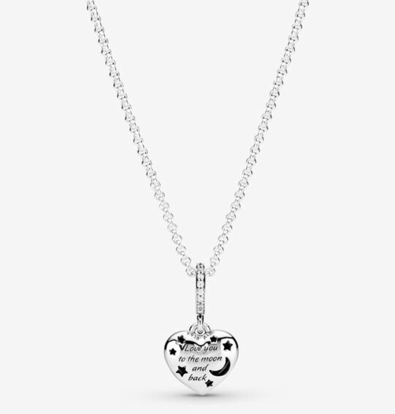 Pandora - Collana con Cuore, Stelle e Luna Blu scintillanti in Collane Alba Gioielli - Casoria, commercioVirtuoso.it