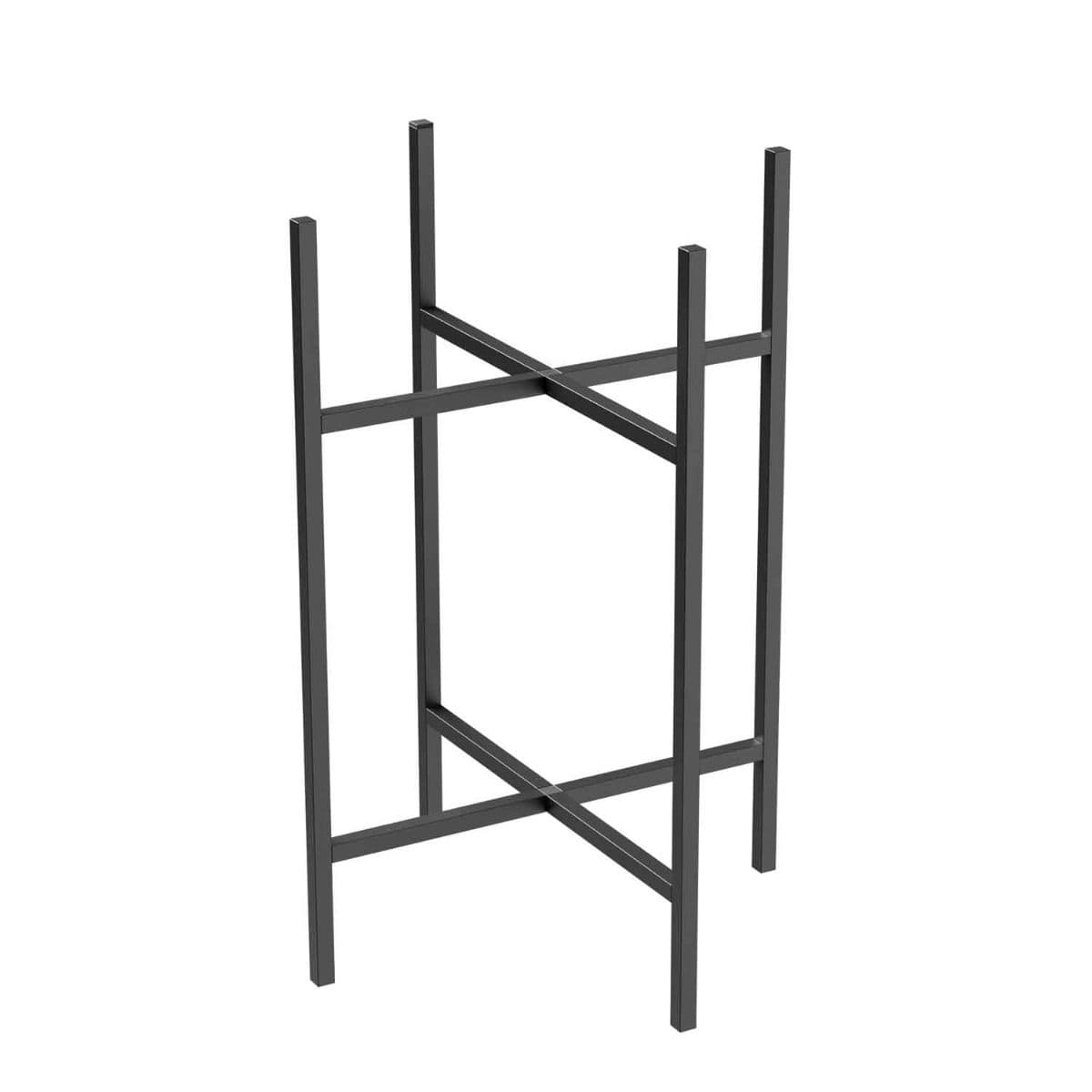 Supporto per vasi "Iron Stand" in metallo colore nero - 11