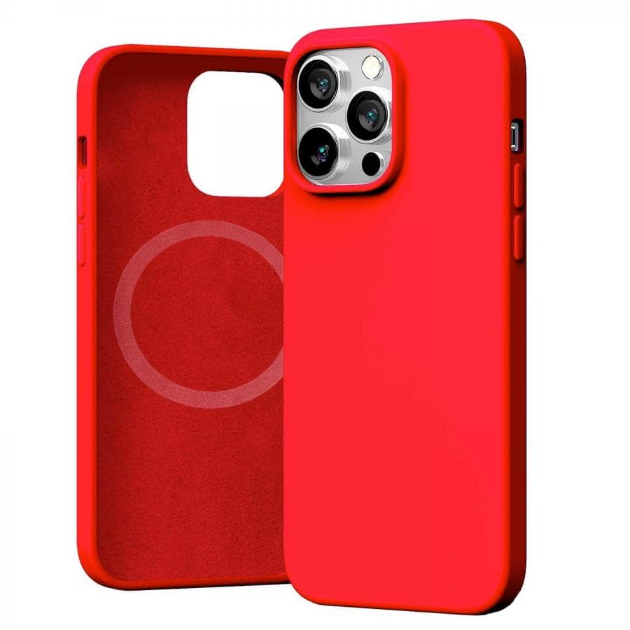 cover silicone iphone 11 rossa compatibile magsafe in Custodie basic Tropposmart.it - Genova, commercioVirtuoso.it