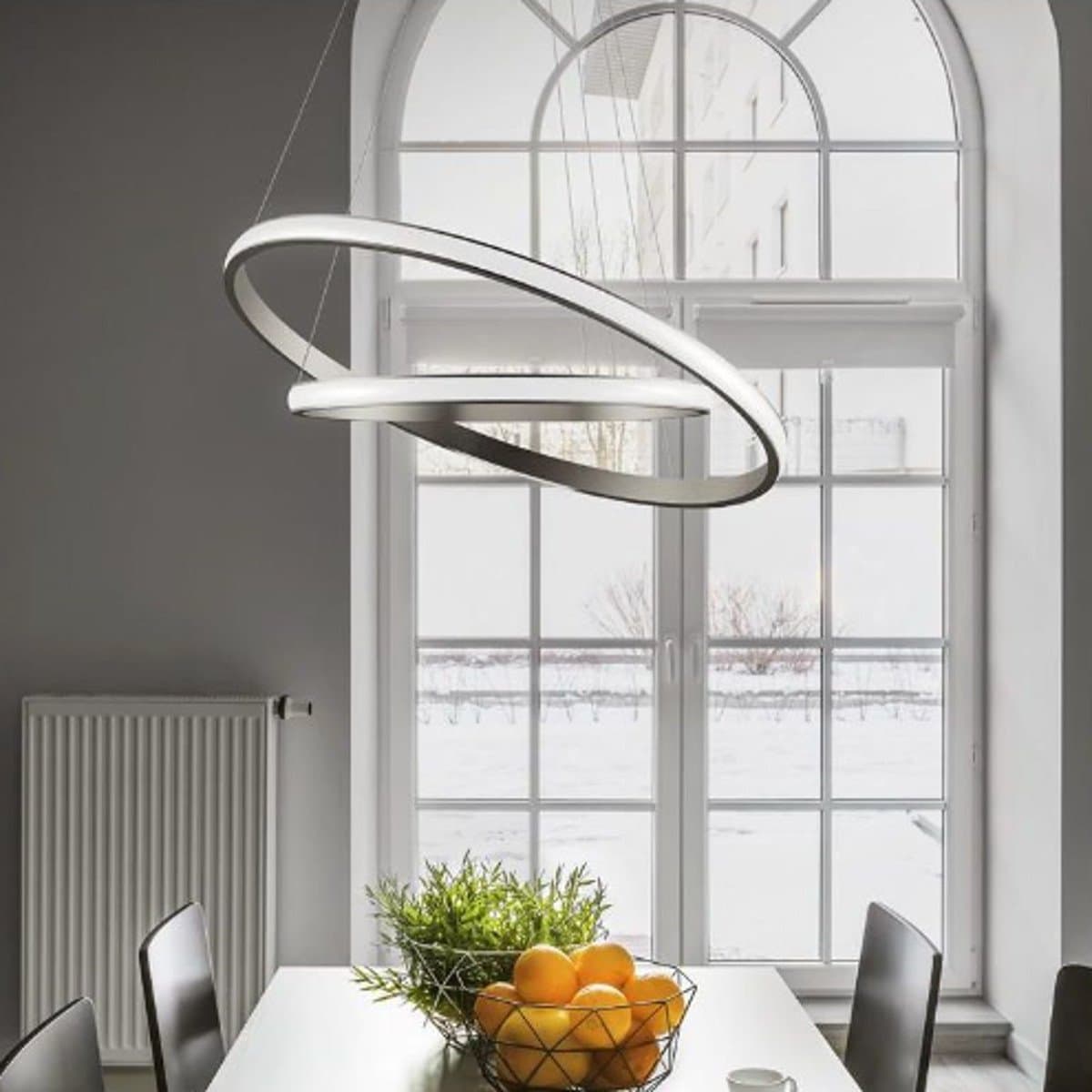 Lampadario moderno Gea Luce IOLE S2 T 42W LED alluminio sospensione in Lampade a sospensione Lampadari Bartalini - Colle di Val d’Elsa, commercioVirtuoso.it