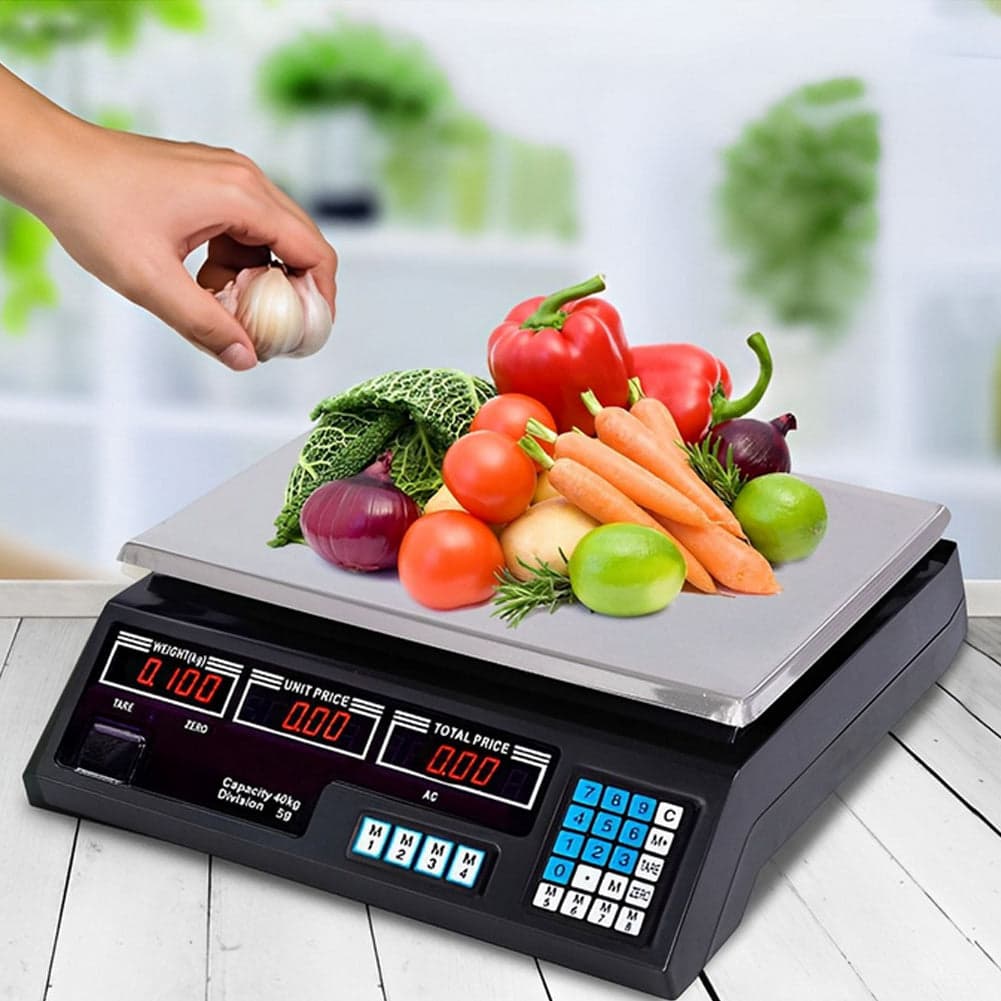 Bilancia Elettronica Digitale 40 kg Professionale Acciaio con Display e Batteria Ricaricabile in Bilance Danyx - Casoria, commercioVirtuoso.it