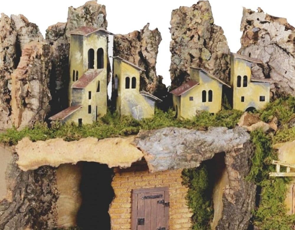 SET 12 CASETTE PER PRESEPE NAPOLETANO NATALE CASA PRESEPIO IN SUGHERO 6X8X5CM in Statuine e fondali per il presepe Trade Shop italia - Napoli, commercioVirtuoso.it