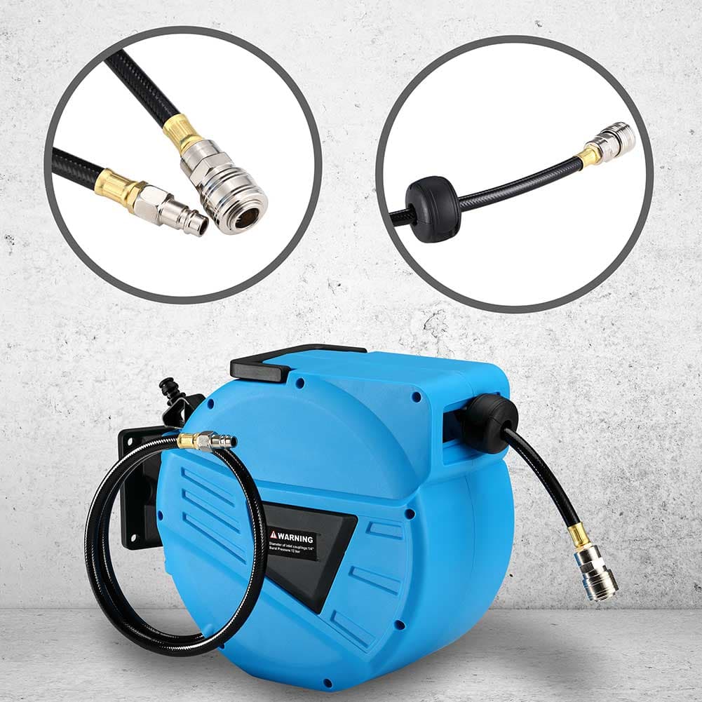 Avvolgitubo Aria Compressa ABS Tubo pvc 10mt Attacco 1/4 Riavvolgimento automatico in Bobine per cavo Danyx - Casoria, commercioVirtuoso.it