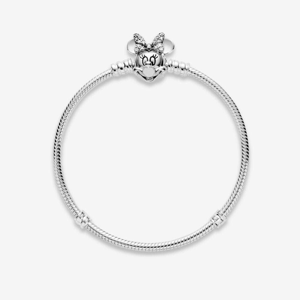 Pandora Bracciale  Disney con maglia snake e chiusura con Minnie e pavé in Bracciali Alba Gioielli - Casoria, commercioVirtuoso.it