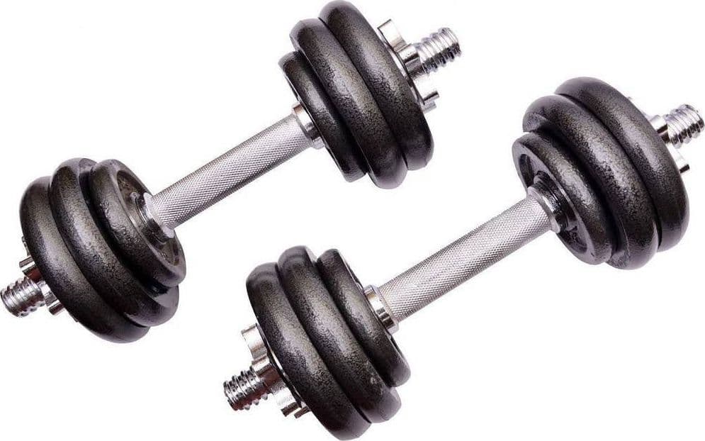 SET MANUBRI REGOLABILI GHISA DA 15 KG PER BODYBUILDING FITNESS SOLLEVAMENTO PESI in Manubri Trade Shop italia - Napoli, commercioVirtuoso.it