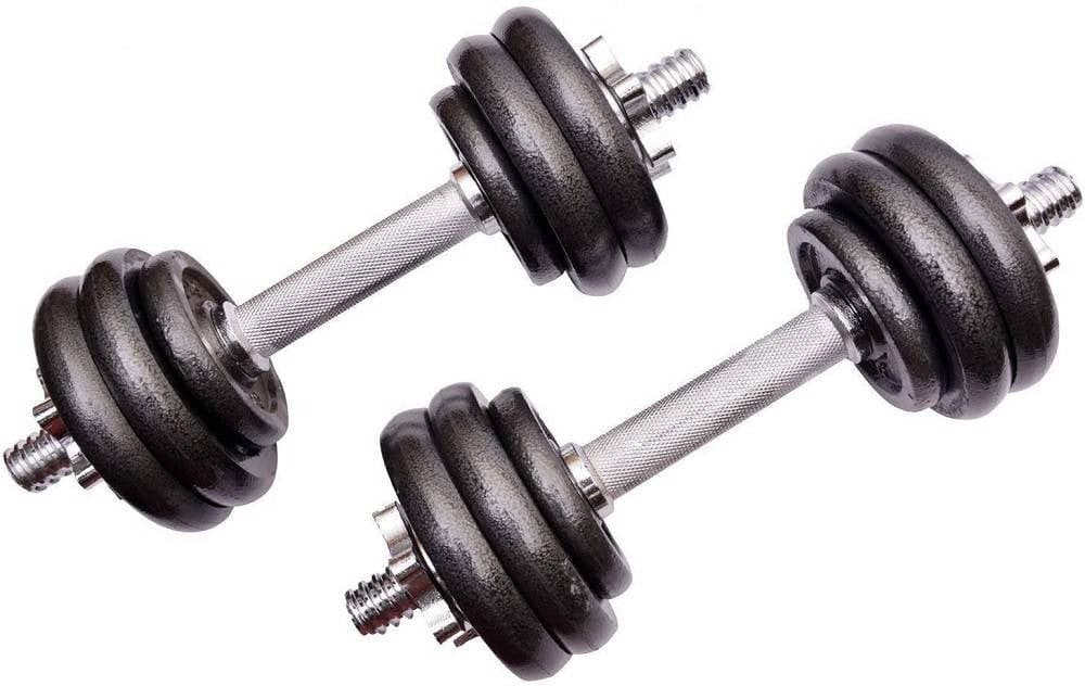 SET MANUBRI REGOLABILI GHISA DA 15 KG PER BODYBUILDING FITNESS SOLLEVAMENTO PESI in Manubri Trade Shop italia - Napoli, commercioVirtuoso.it