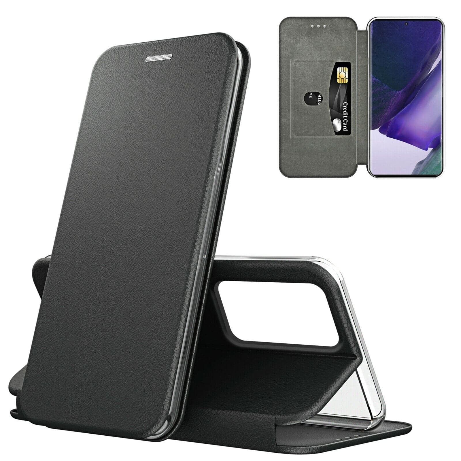 book a31 con porta carte di credito chiusura magnetica  black in Porta carte di credito Tropposmart.it - Genova, commercioVirtuoso.it