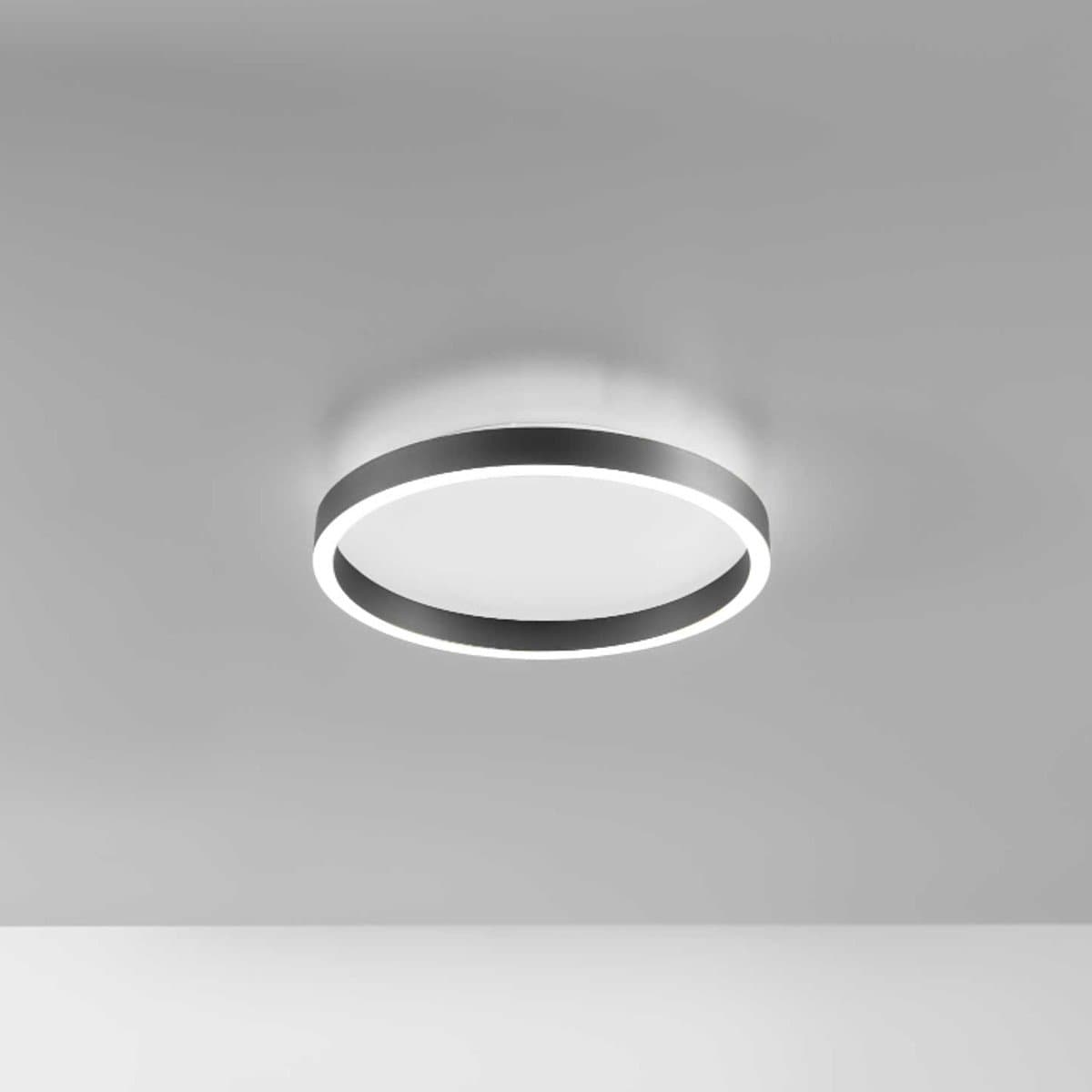 Plafoniera moderna Gea Luce AELA PP N LED alluminio metacrilato soffitto parete in Plafoniere Lampadari Bartalini - Colle di Val d’Elsa, commercioVirtuoso.it