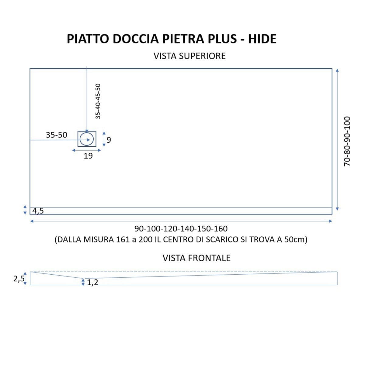 Piatto Doccia in marmoresina Bianco effetto pietra cemento PASSION in Box doccia Mondialshop - Parabiago, commercioVirtuoso.it