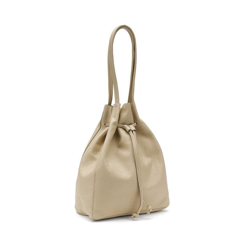 Frau borsa a secchiello in pelle crema B403 in Borse a mano Teresi Calzature - Marsala, commercioVirtuoso.it