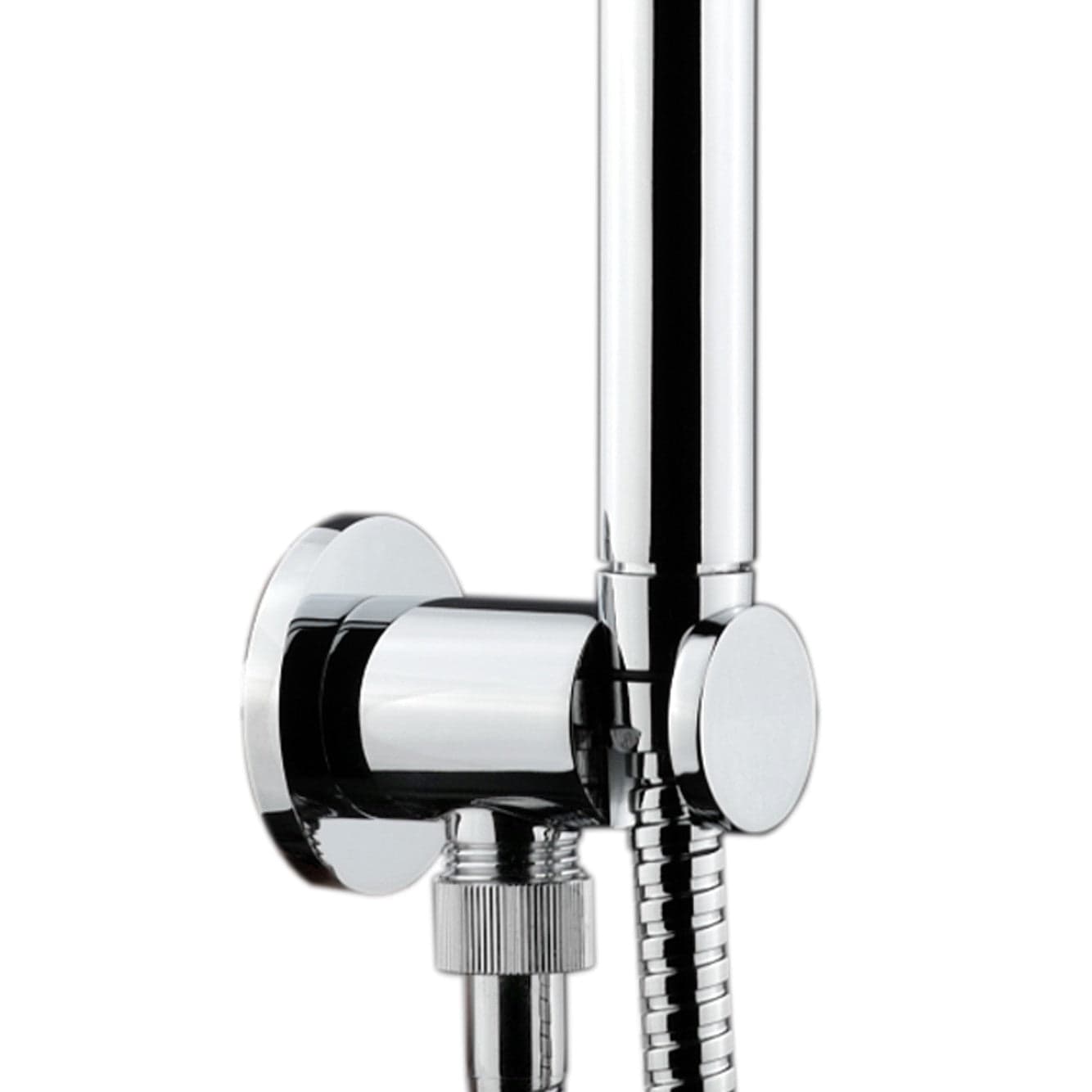 Doccino Tondo in ottone con presa acqua in Telefoni doccia Mondialshop - Parabiago, commercioVirtuoso.it