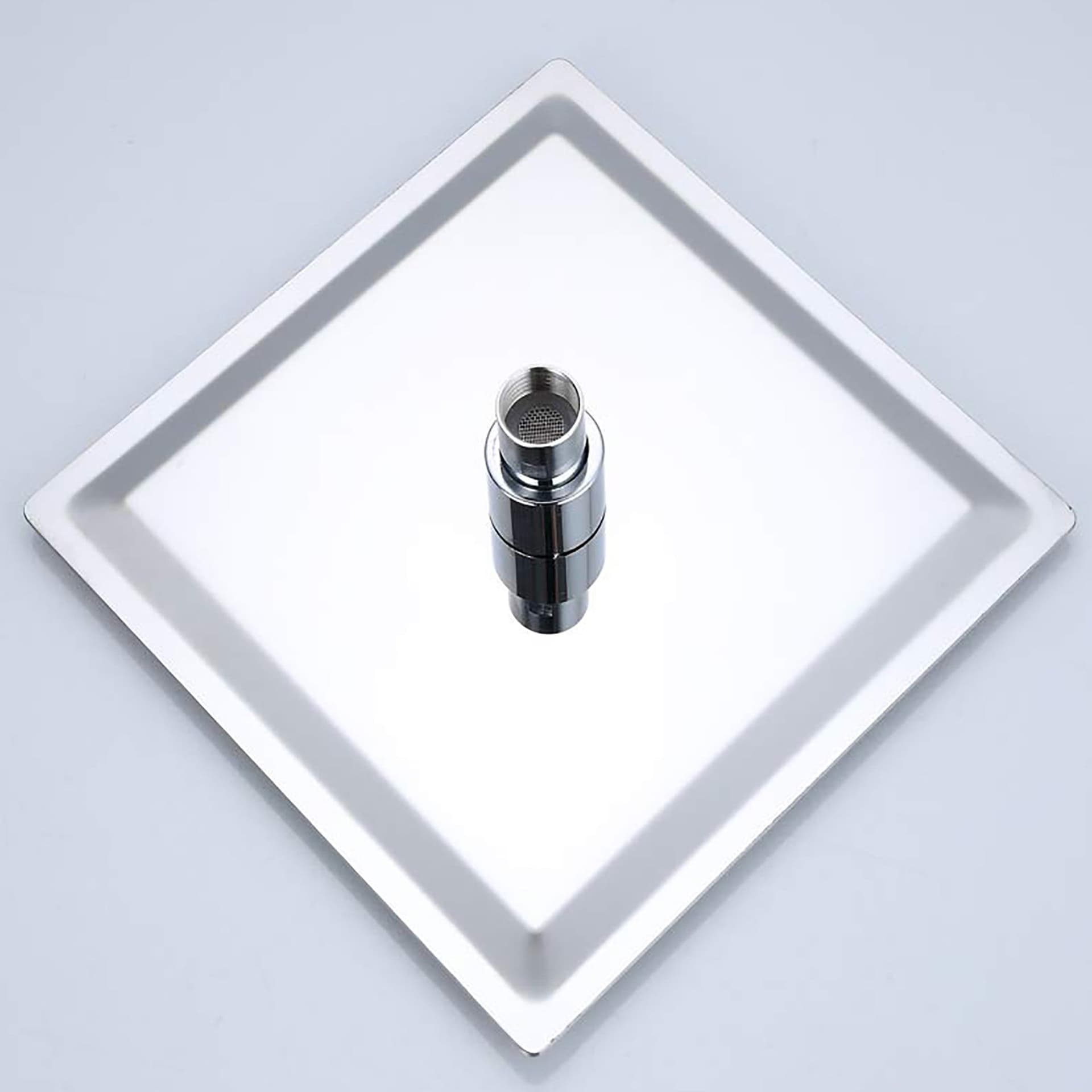 Soffione doccia quadrato in acciaio 20 25 30 40 in Docce fisse Mondialshop - Parabiago, commercioVirtuoso.it