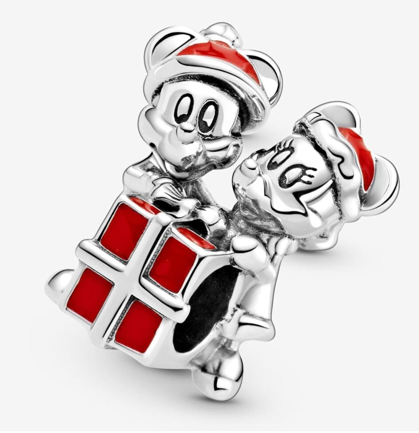 Pandora - Charm Mickey Mouse e Minnie con pacco regalo in Bead Charm Alba Gioielli - Casoria, commercioVirtuoso.it