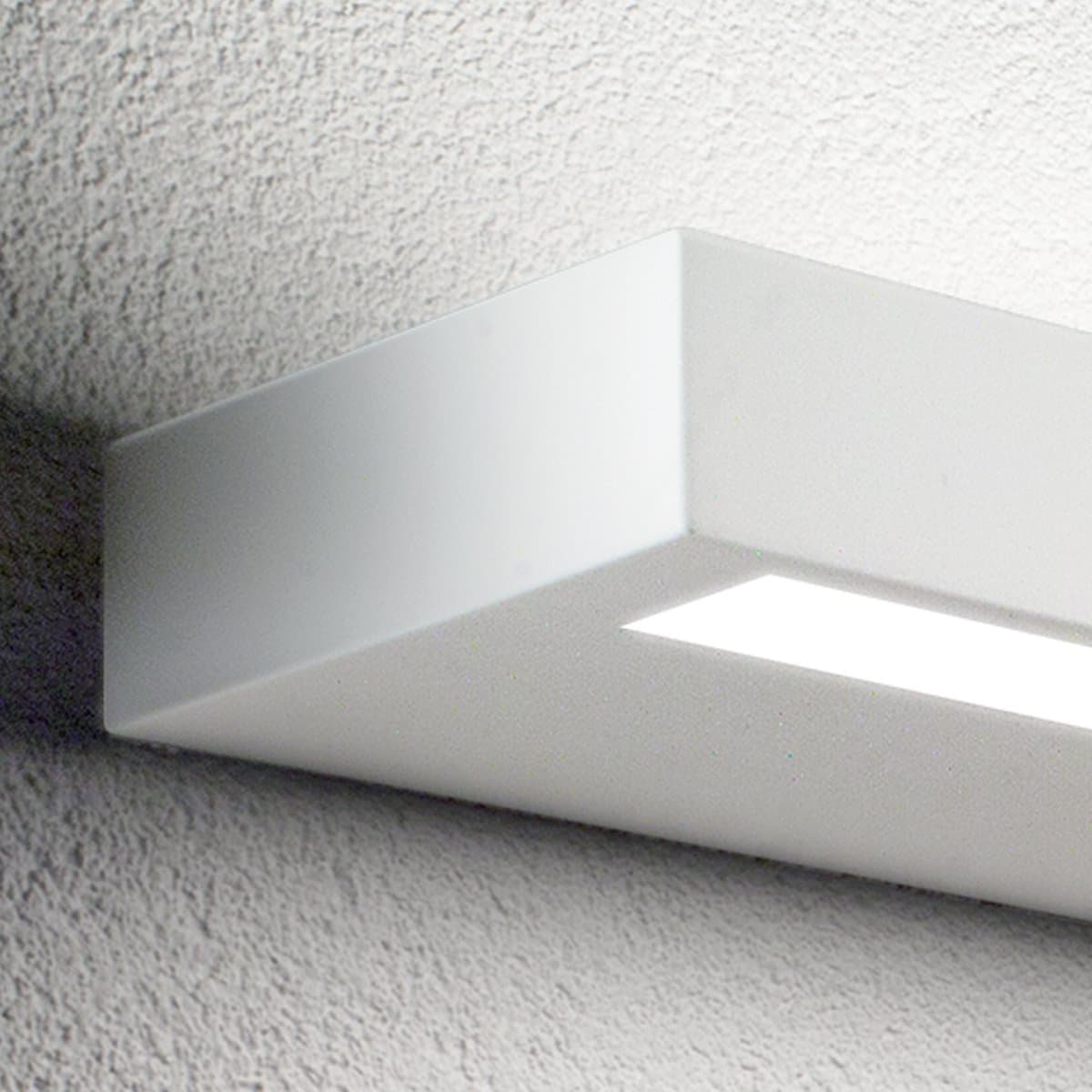 Applique moderno Gea Luce GAP DOUBLE GAP522 LED alluminio bi-emissione lampada parete in Applique Lampadari Bartalini - Colle di Val d’Elsa, commercioVirtuoso.it