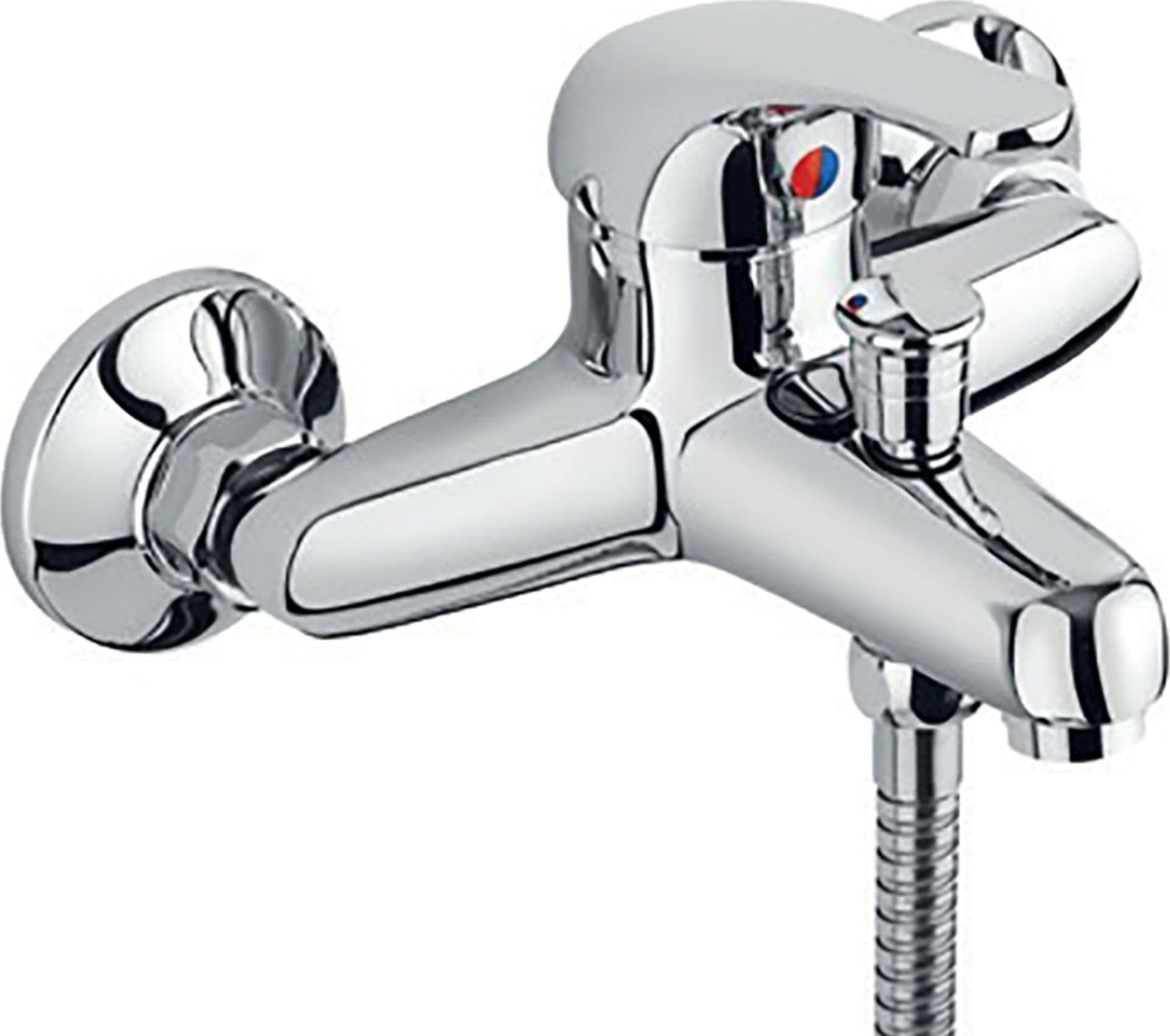 Gruppo vasca esterno da incasso con kit doccia cromato Star in Rubinetti per vasca Mondialshop - Parabiago, commercioVirtuoso.it