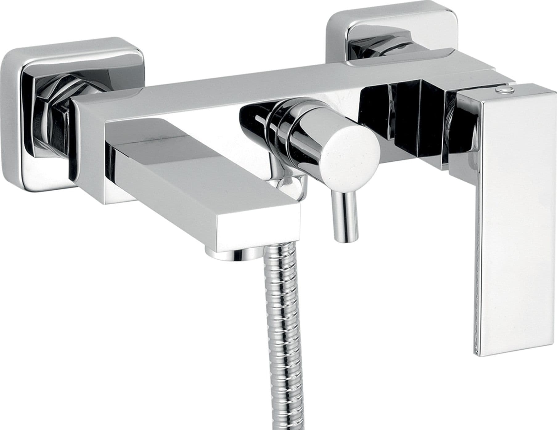 Gruppo vasca esterno con doccia cromato Manhattan in Rubinetti per vasca Mondialshop - Parabiago, commercioVirtuoso.it