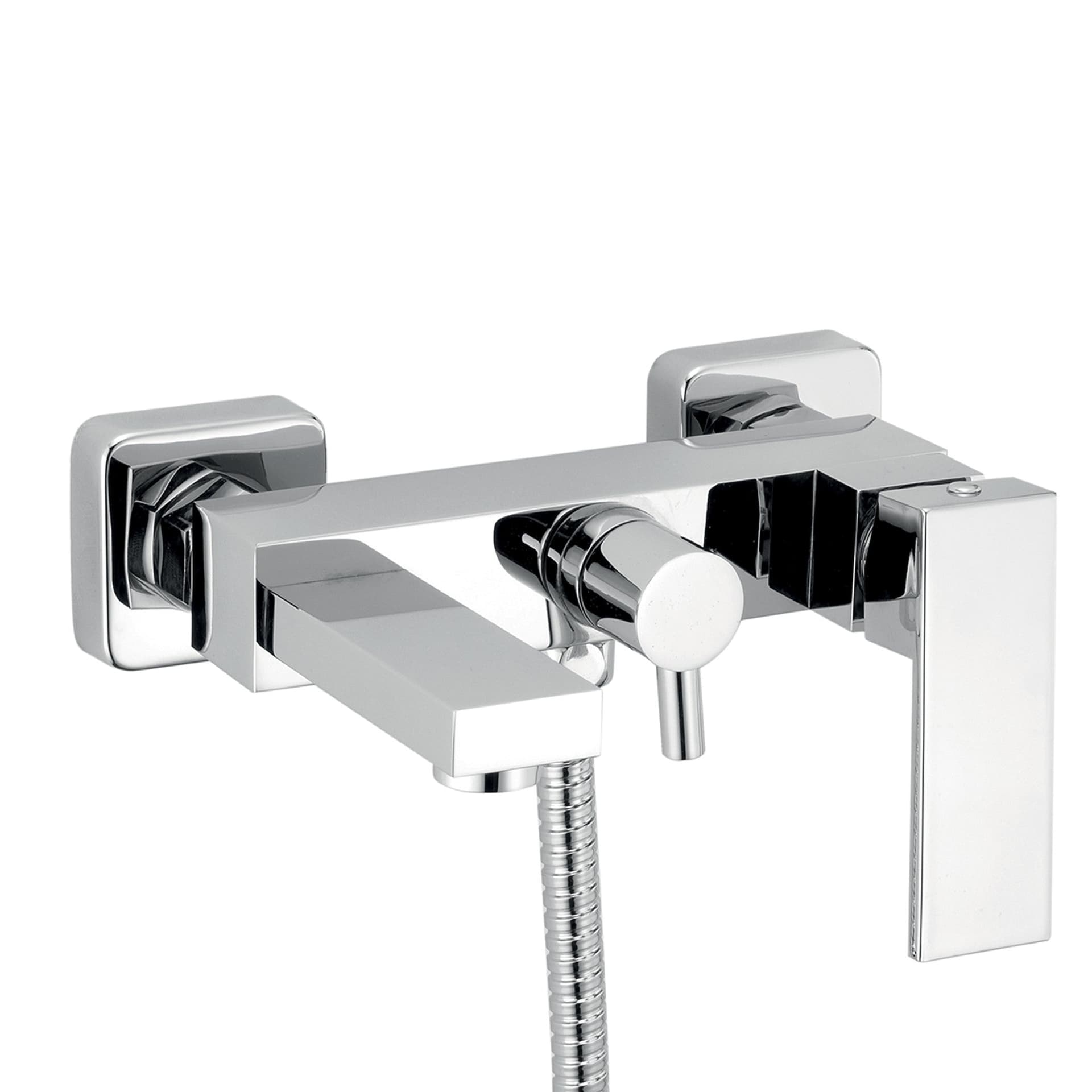 Gruppo vasca esterno con doccia cromato Manhattan in Rubinetti per vasca Mondialshop - Parabiago, commercioVirtuoso.it