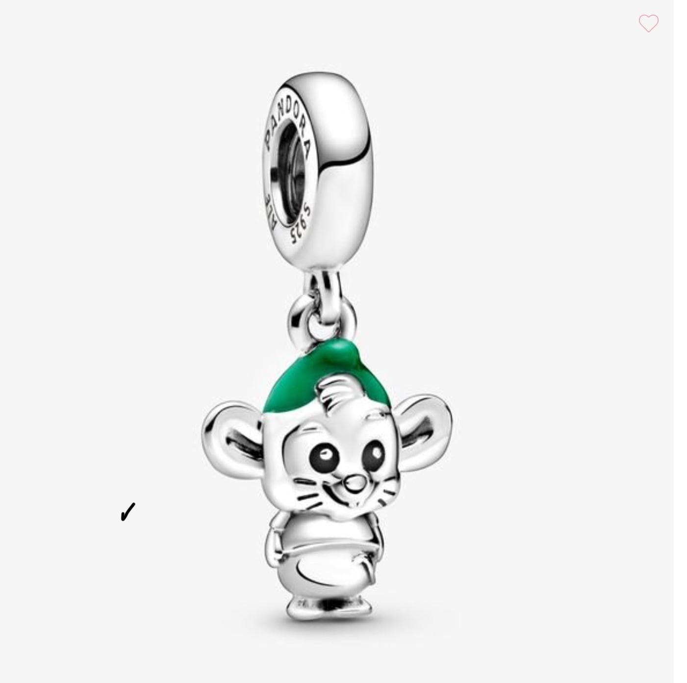 Pandora - Charm pendente Topolino Gas Gas di Cenerentola