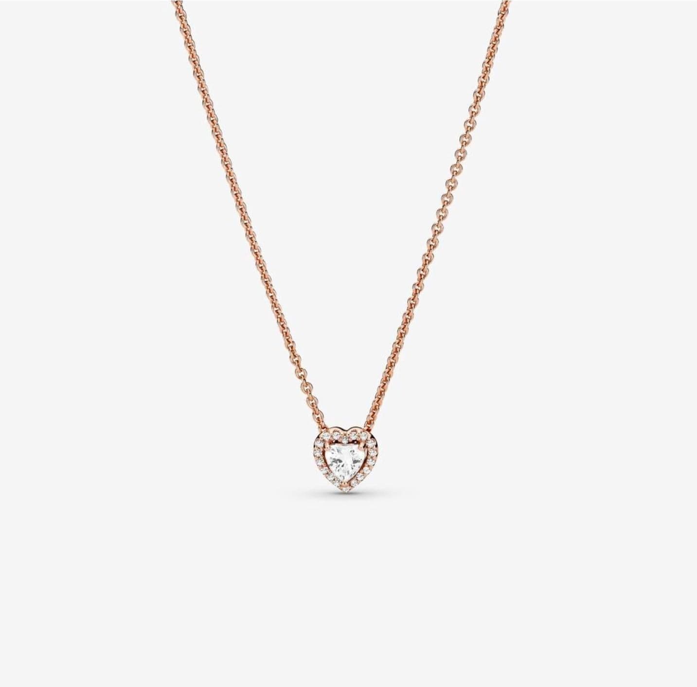 Pandora - Collana con cuore in rilievo scintillante in Collane Alba Gioielli - Casoria, commercioVirtuoso.it