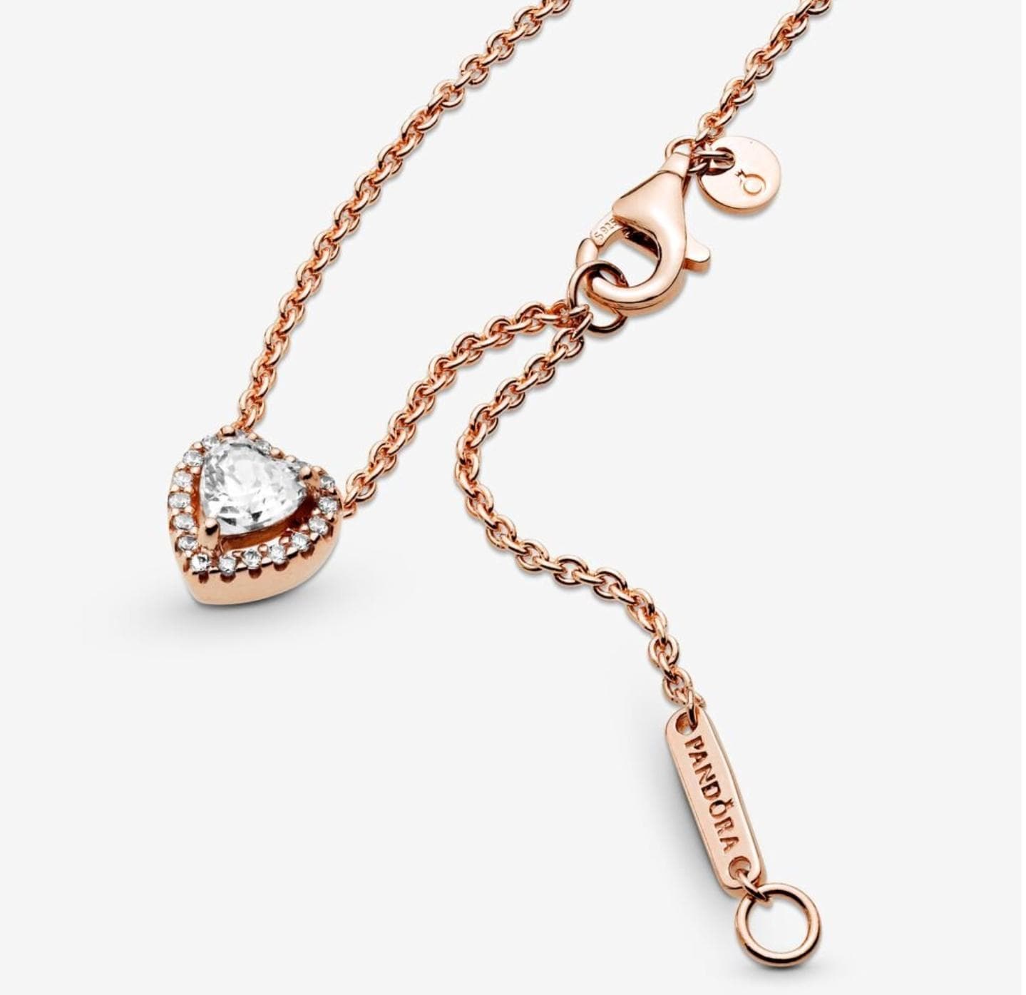 Pandora - Collana con cuore in rilievo scintillante in Collane Alba Gioielli - Casoria, commercioVirtuoso.it