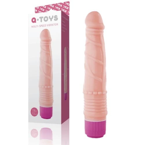 Vibratore naturale realistico vaginale Ponk 22 cm di A-Toys in Vibratori realistici Sexy Tentazioni - Siracusa, commercioVirtuoso.it