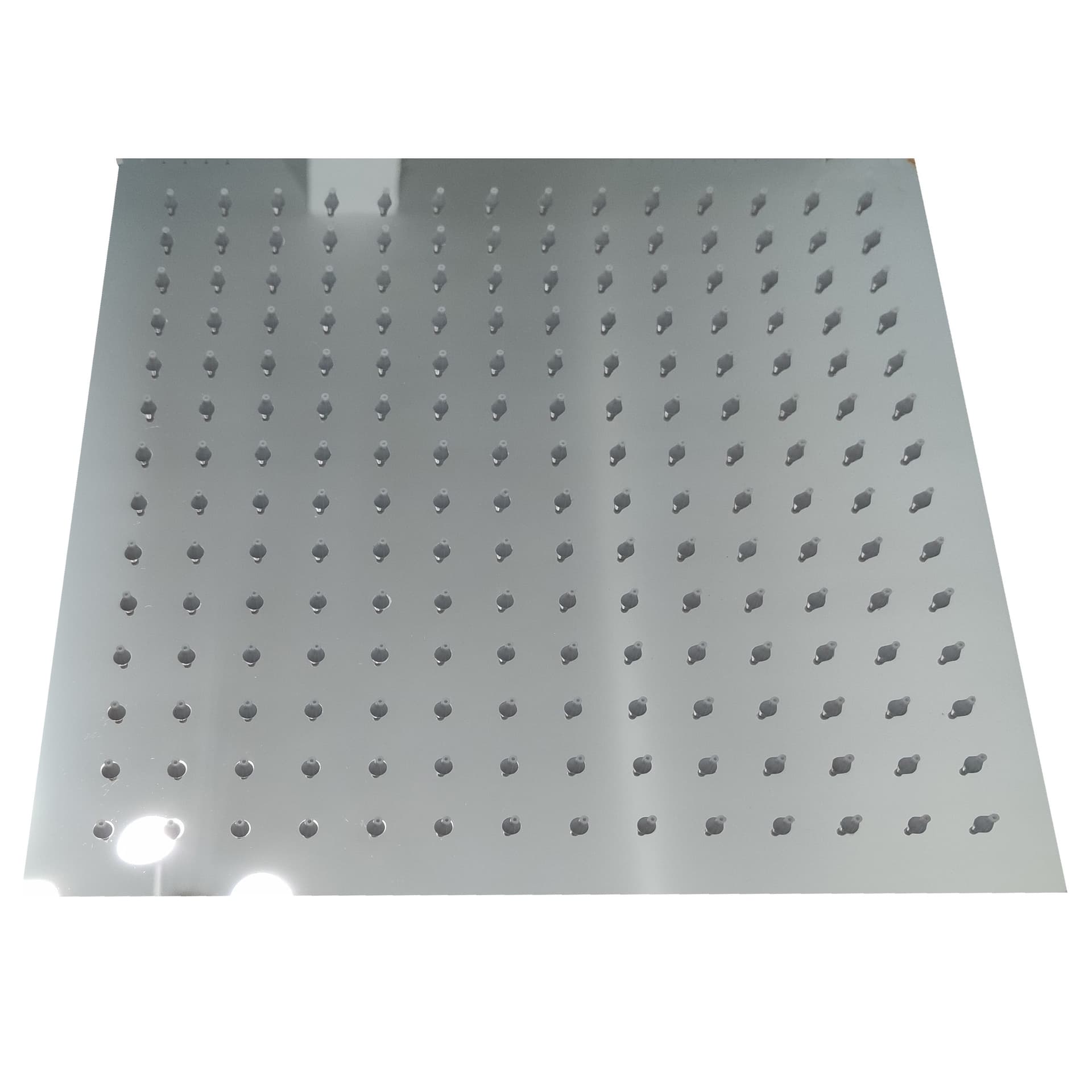 Saliscendi doccia quadrato con doccetta e soffione 30x30 inox - JULIE in Rubinetti per vasca Mondialshop - Parabiago, commercioVirtuoso.it
