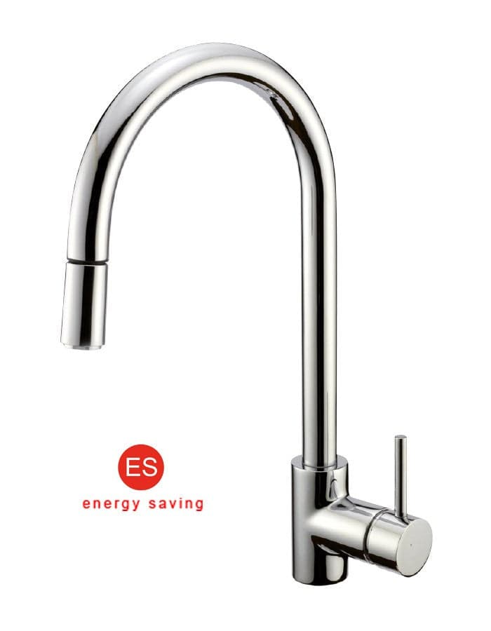 Rubinetto miscelatore da cucina con doccia estraibile cromato Fred in Rubinetti per lavelli da cucina Mondialshop - Parabiago, commercioVirtuoso.it