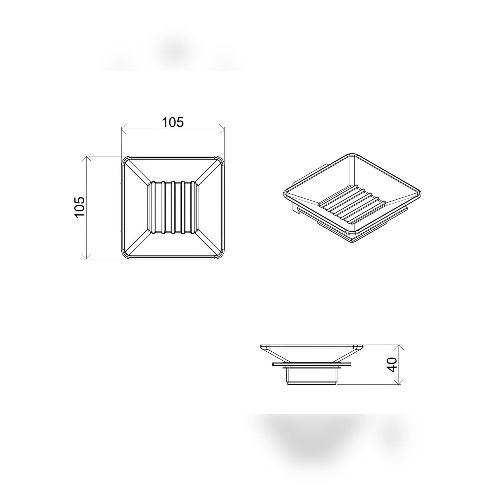 Porta saponetta bagno in vetro in Portasapone Mondialshop - Parabiago, commercioVirtuoso.it