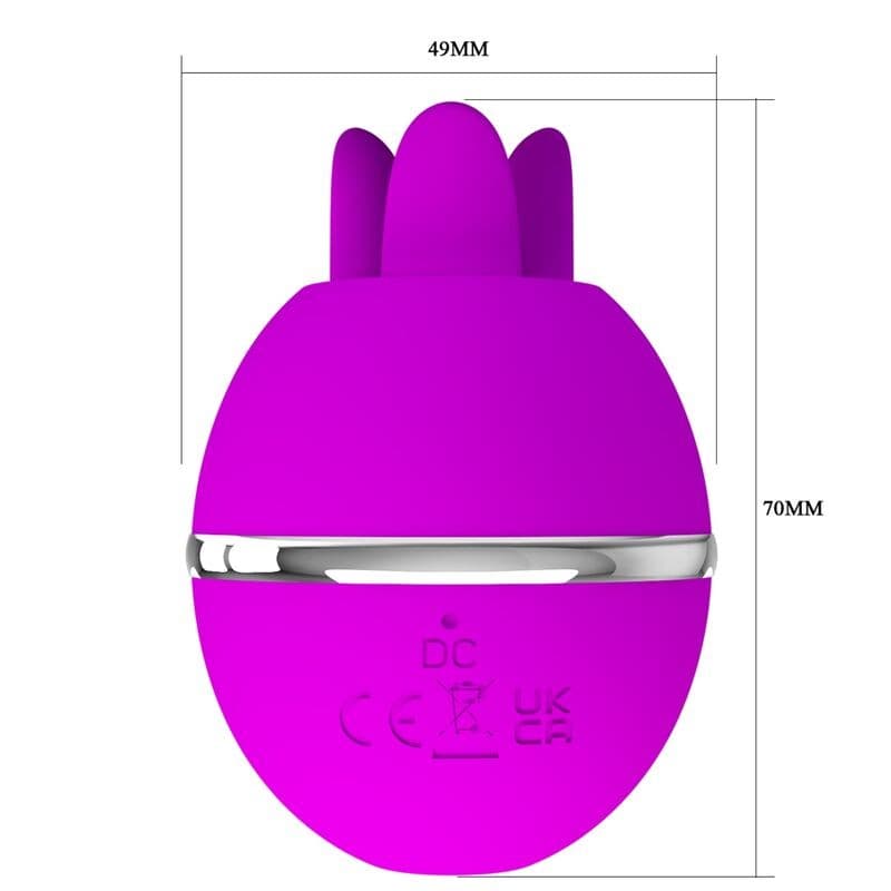 PRETTY LOVE - VIBRATORE IN SILICONE TONDO VIOLA GEMINI BALL in Vibratori proiettile e ovuli vibranti Desideria Shop - Latina, commercioVirtuoso.it