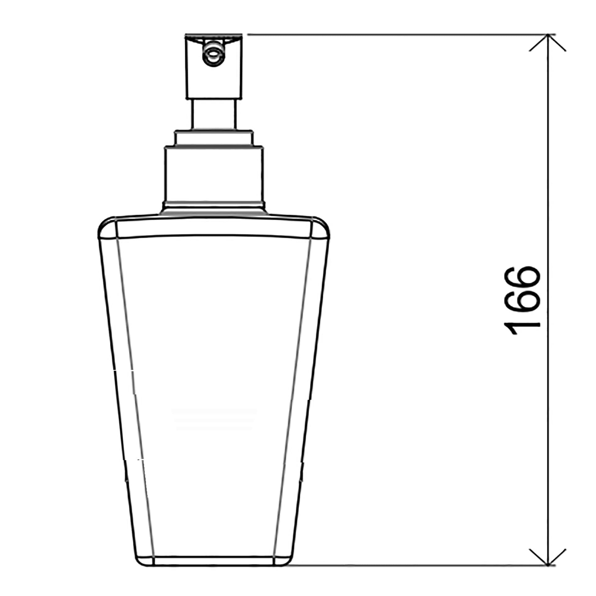 Porta sapone liquido in vetro ZURIGO in Dosatori per sapone liquido Mondialshop - Parabiago, commercioVirtuoso.it