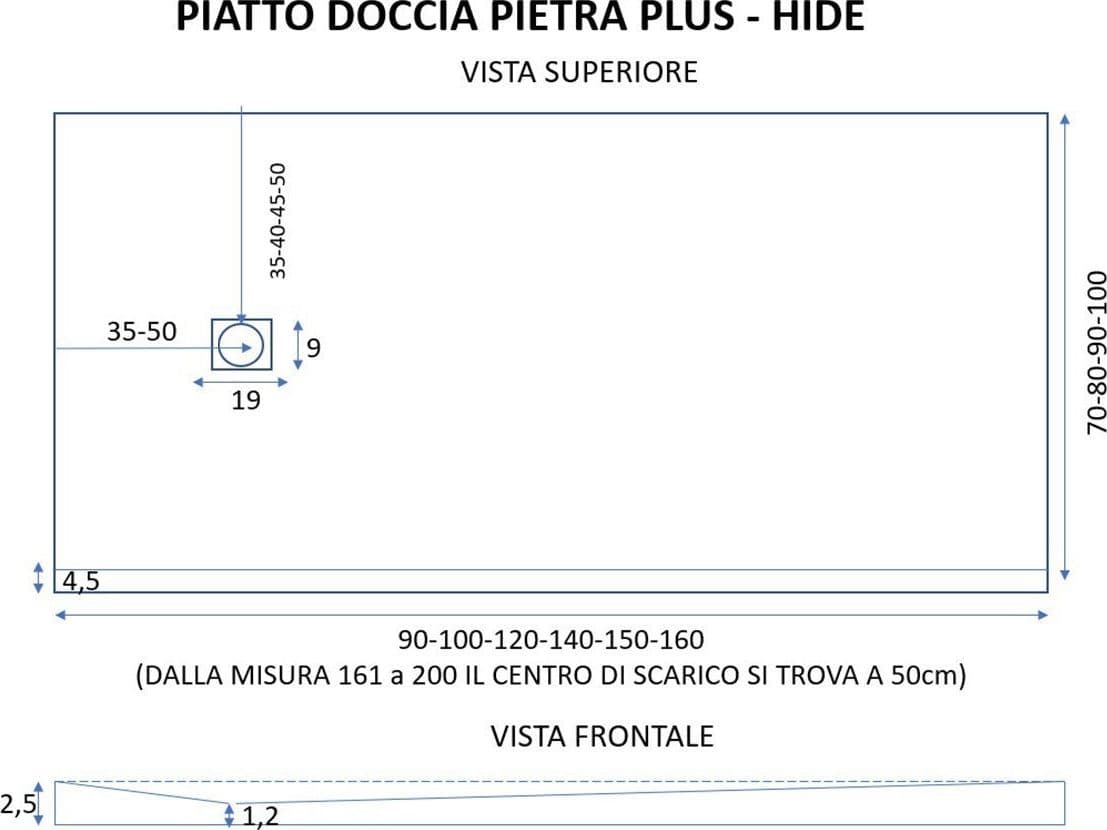 Piatto doccia in marmoresina bianco | Piletta Gratis STAR PASSION in Rubinetti per vasca Mondialshop - Parabiago, commercioVirtuoso.it