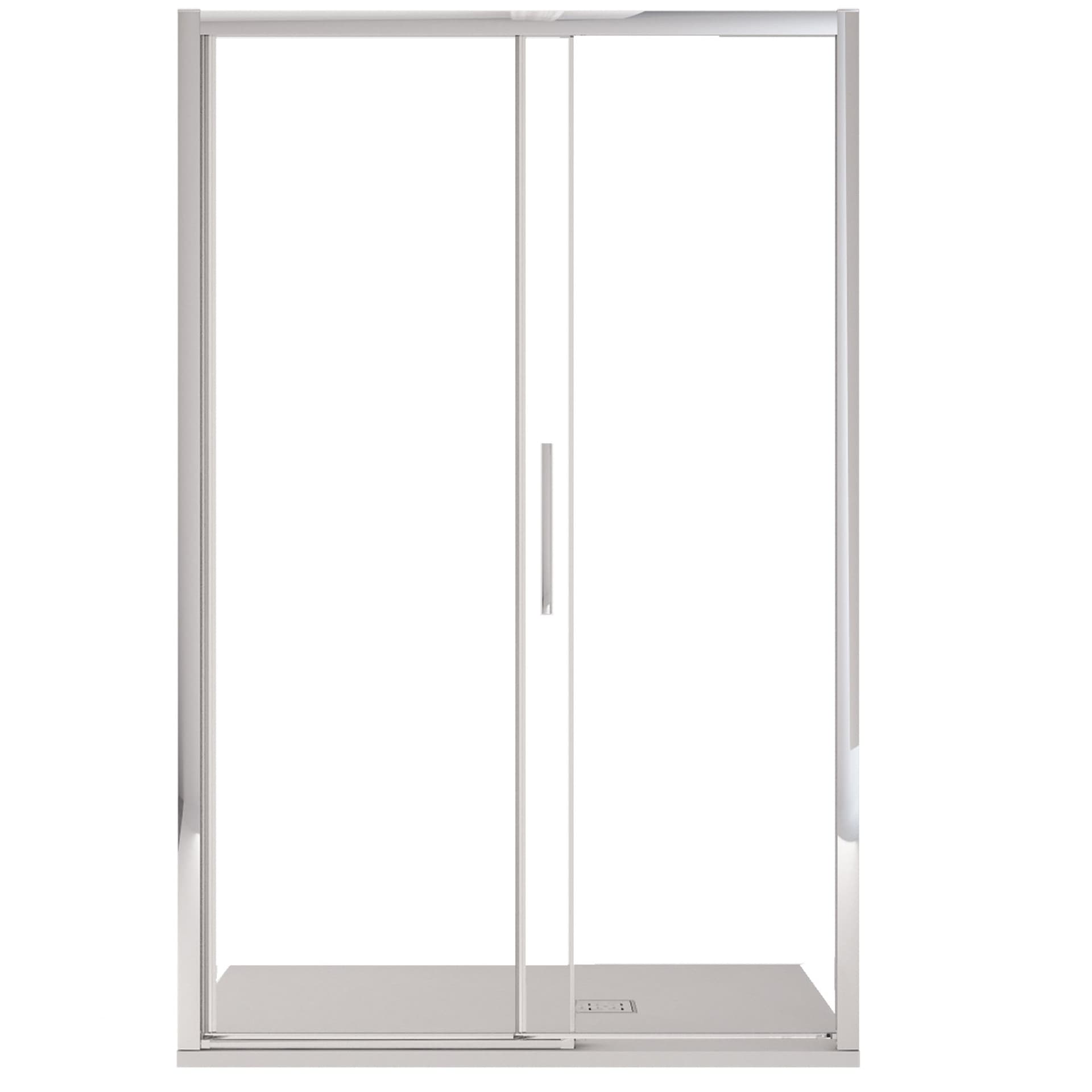Porta doccia scorrevole nicchia cristallo 6mm h195 anticalcare LAGOA in Porte doccia Mondialshop - Parabiago, commercioVirtuoso.it