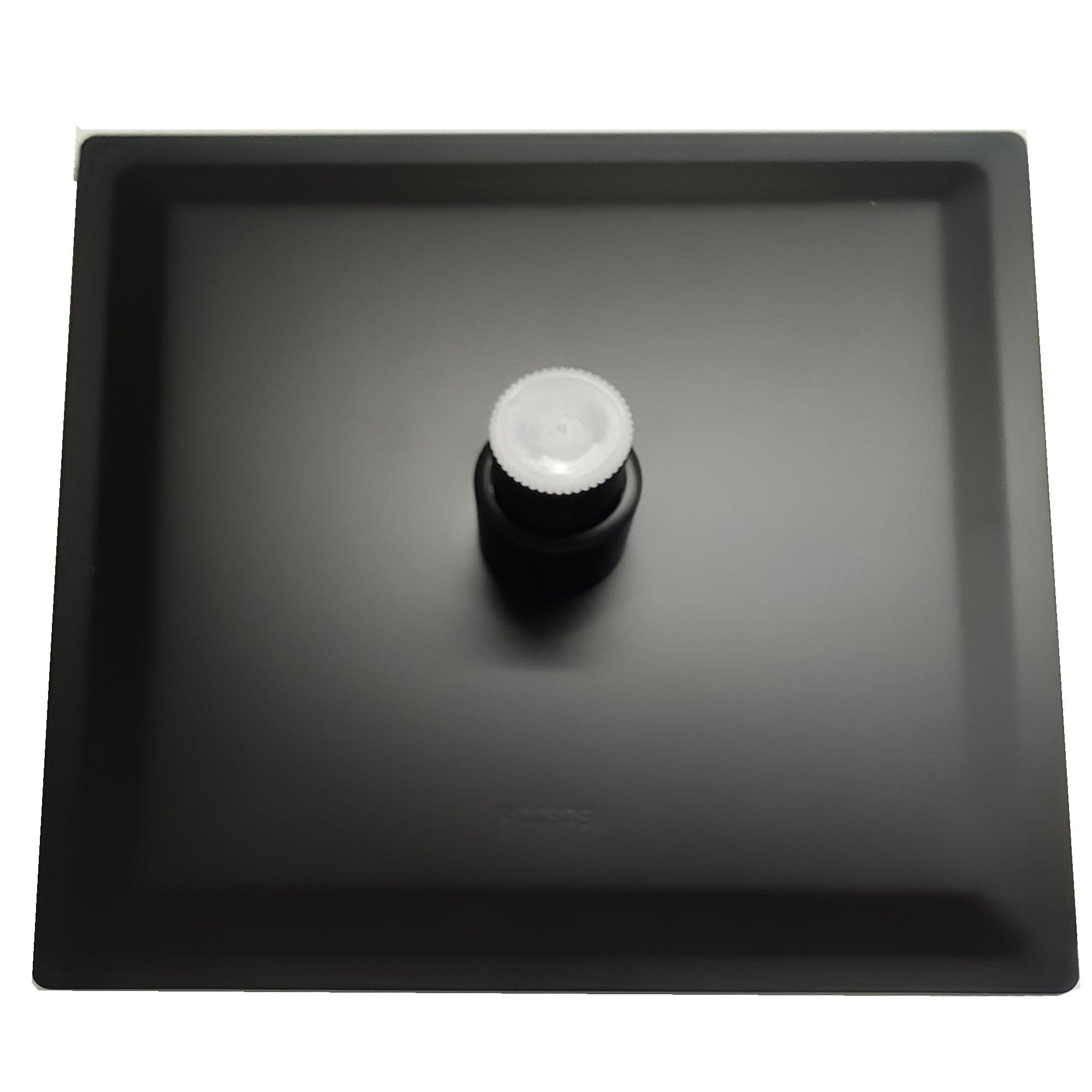 Colonna doccia nera opaca con Miscelatore Termostatico a due vie 20x20 Este Black in Rubinetti per vasca Mondialshop - Parabiago, commercioVirtuoso.it