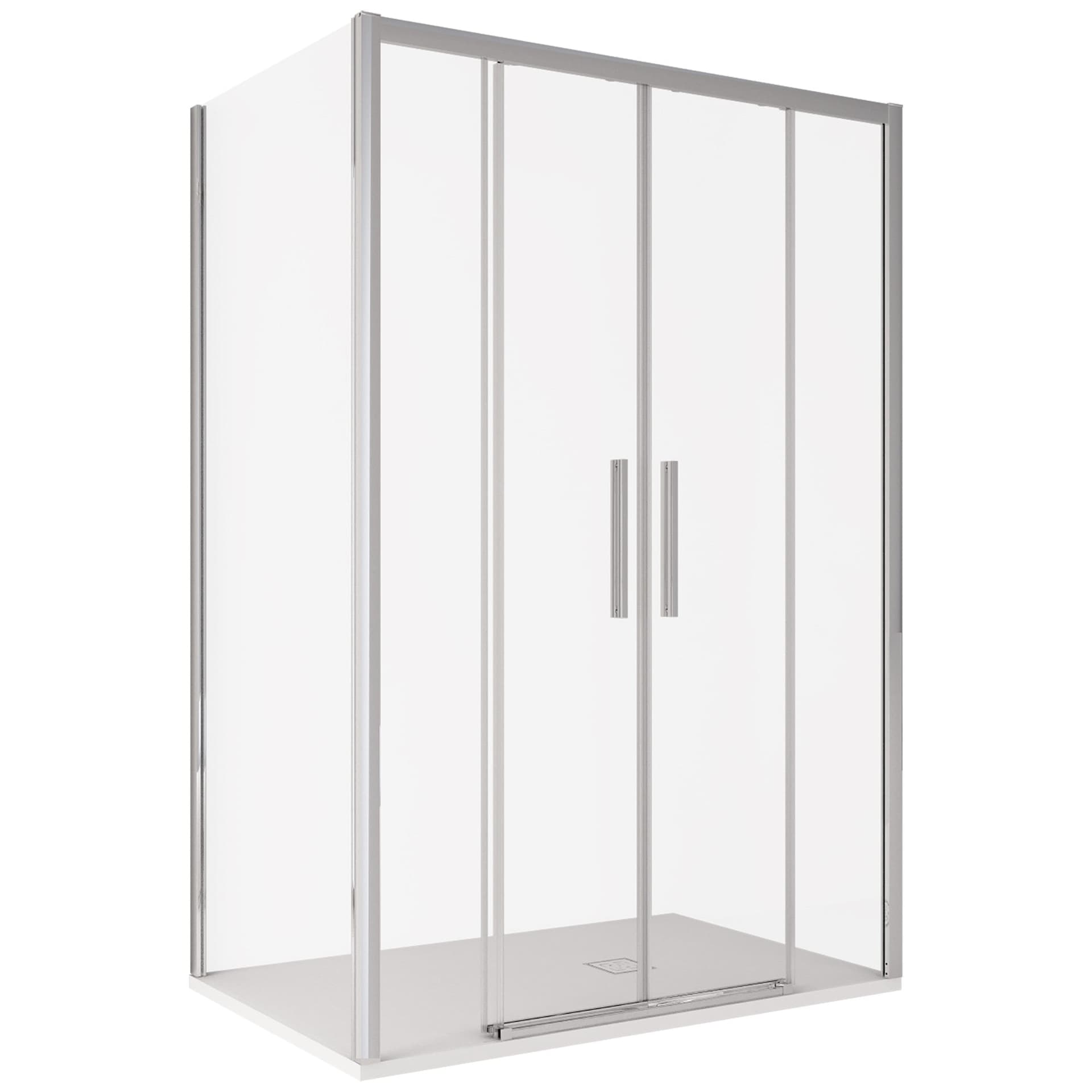 Box doccia due lati scorrevole LAGOA DUO ingresso centrale 6mm anticalcare in Box doccia Mondialshop - Parabiago, commercioVirtuoso.it