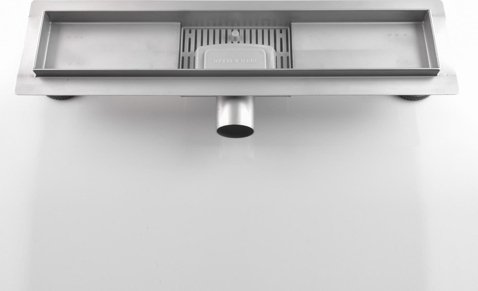 Canalina di scarico bagno con griglia con linee in Box doccia Mondialshop - Parabiago, commercioVirtuoso.it
