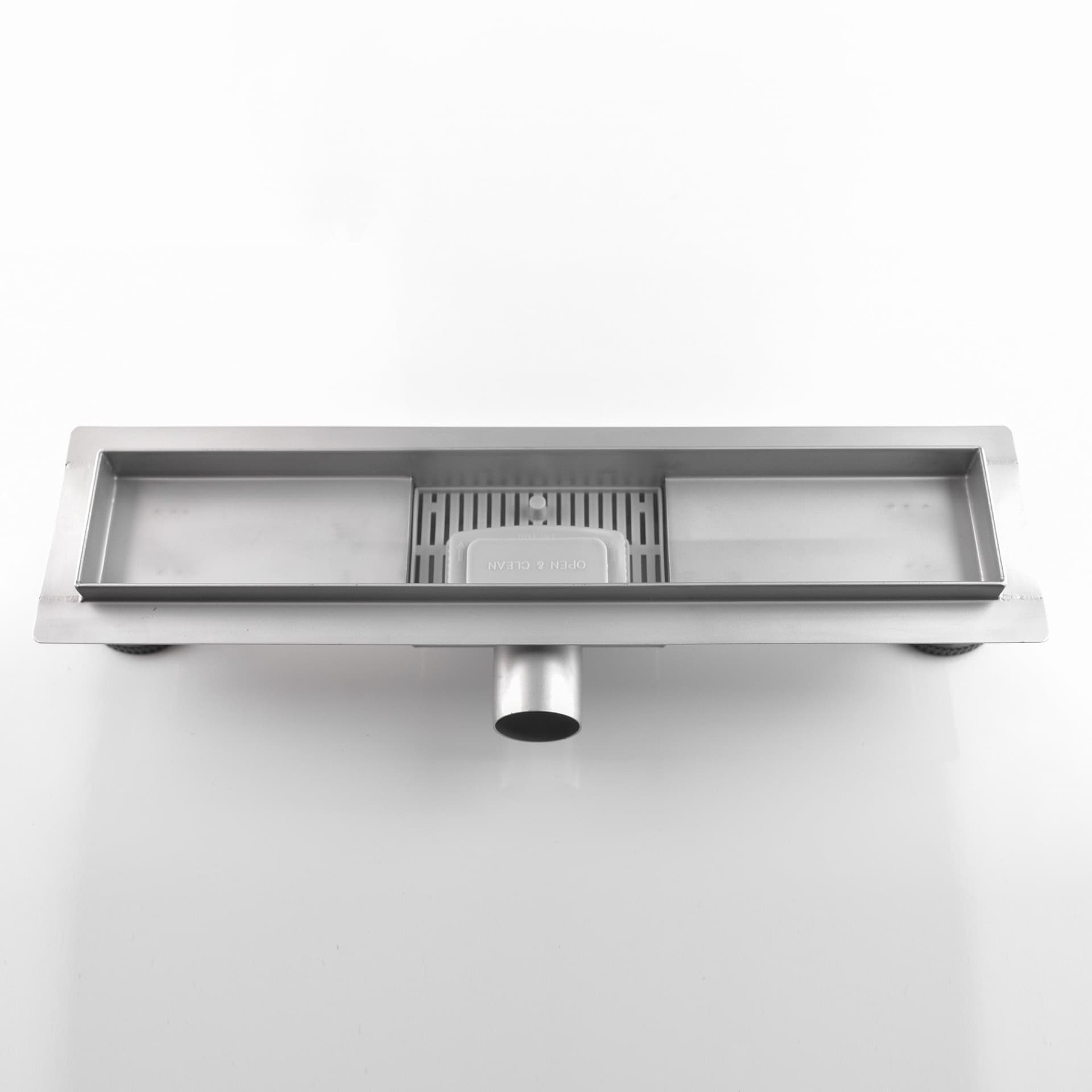 Canalina di scarico bagno con griglia con linee in Box doccia Mondialshop - Parabiago, commercioVirtuoso.it