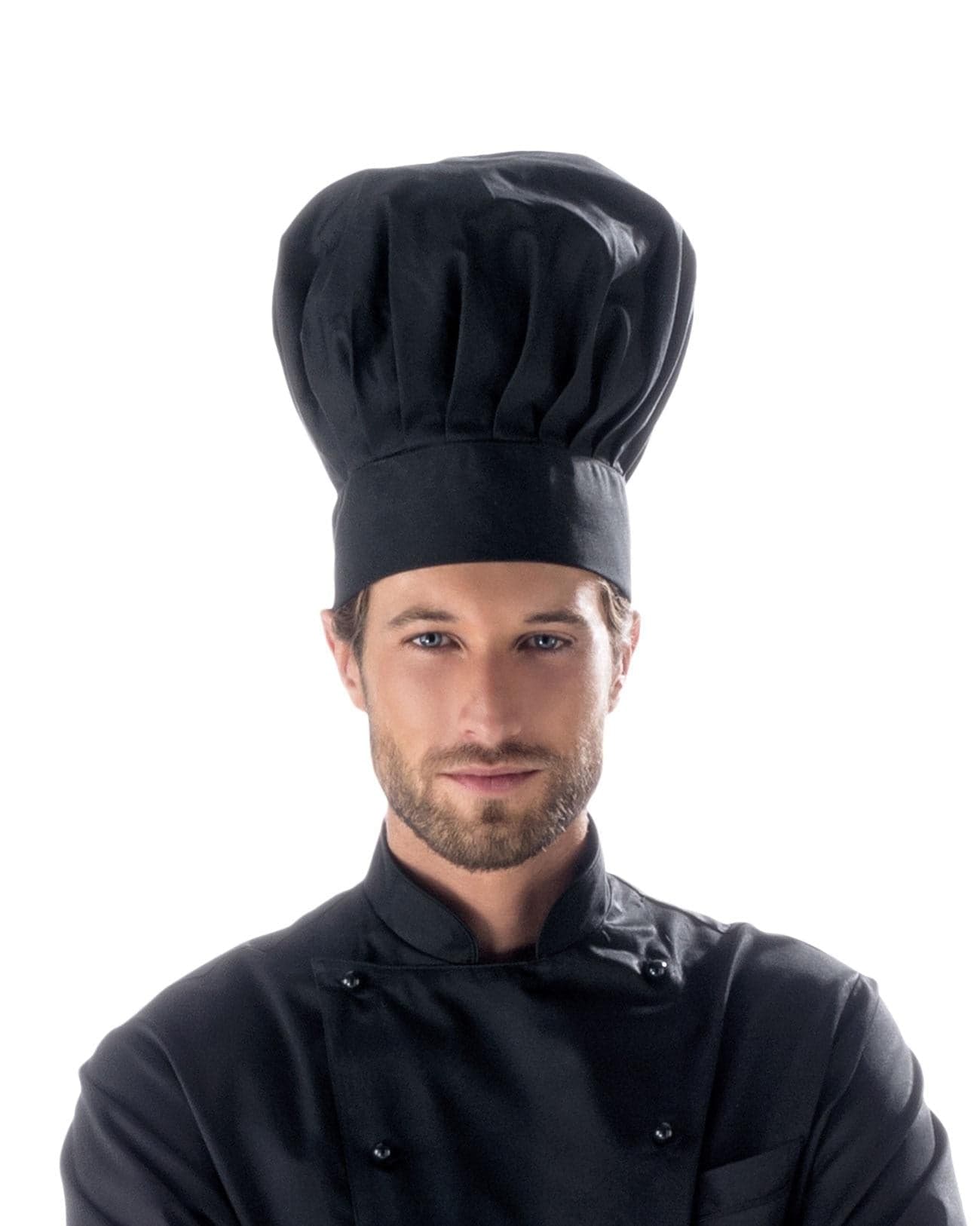 Cappello Cuoco Nero Cappello Chef Regolabile in Giacche da chef Dresswork - Como, commercioVirtuoso.it