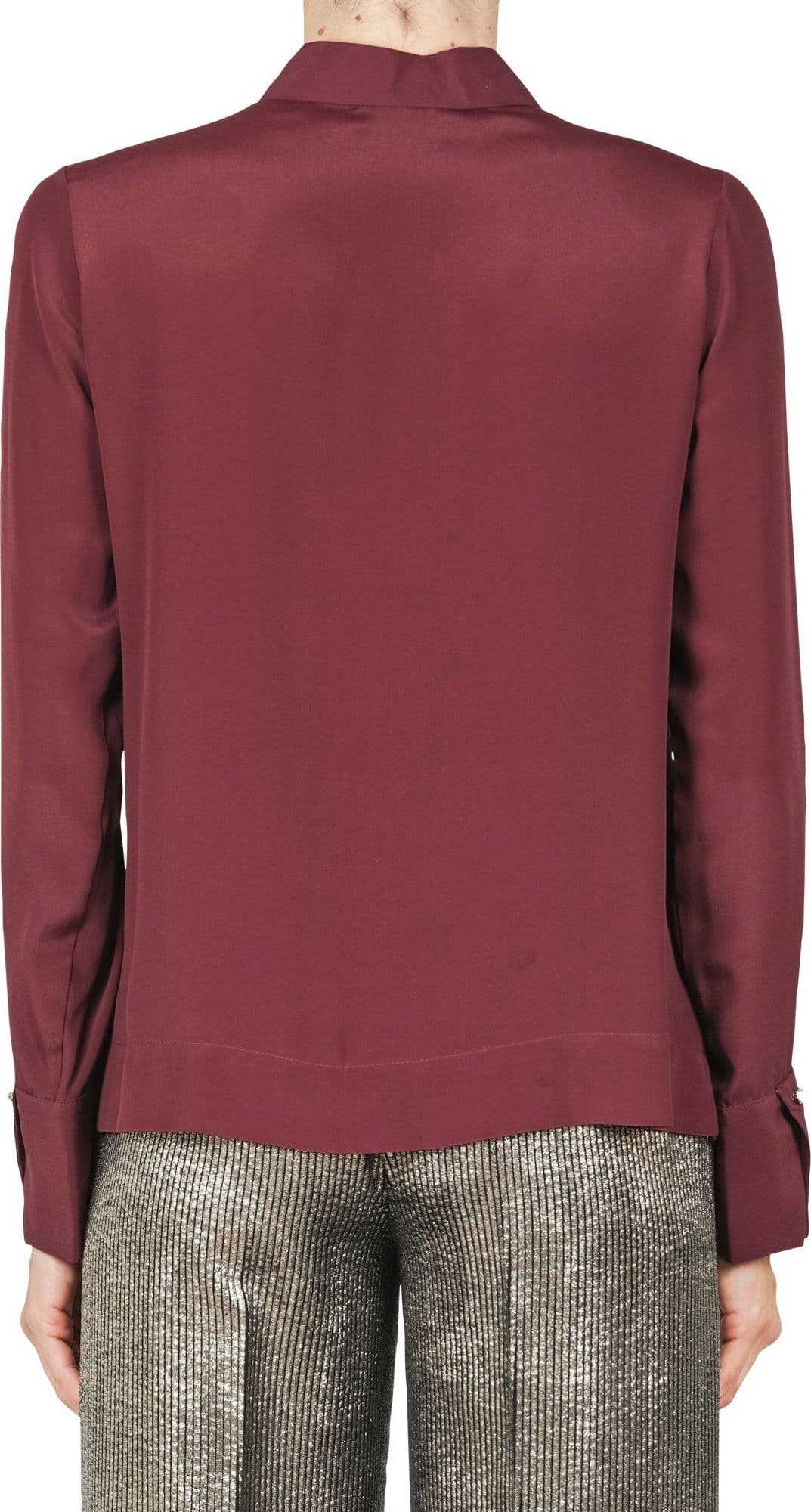 OTTOD'AME Ottod'ame - Blusa - 461134 - Bordeaux da donna in Bluse e camicie Drestige - Casamassima, commercioVirtuoso.it