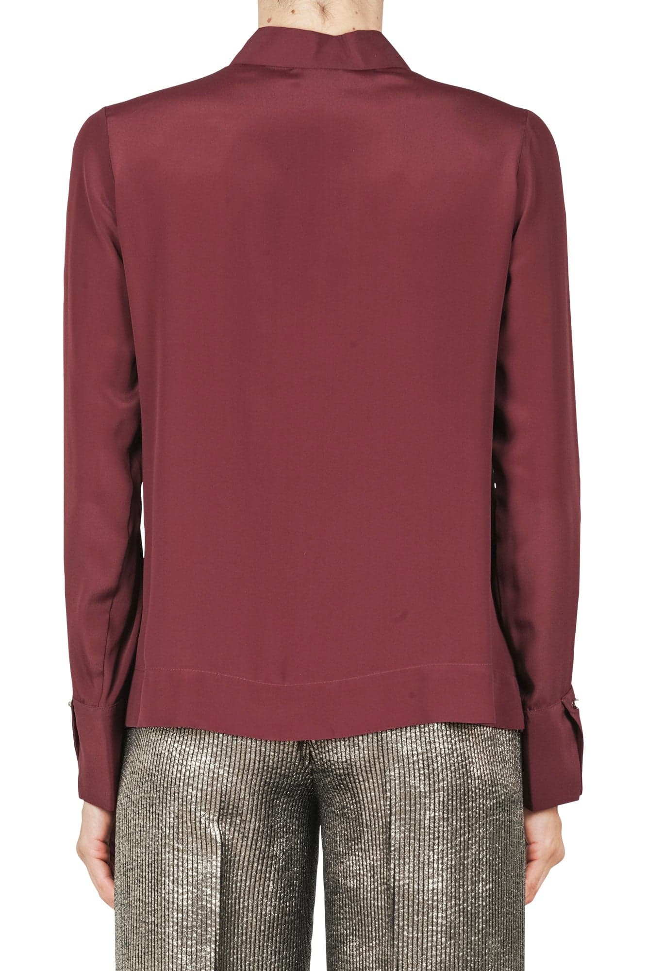 OTTOD'AME Ottod'ame - Blusa - 461134 - Bordeaux da donna in Bluse e camicie Drestige - Casamassima, commercioVirtuoso.it
