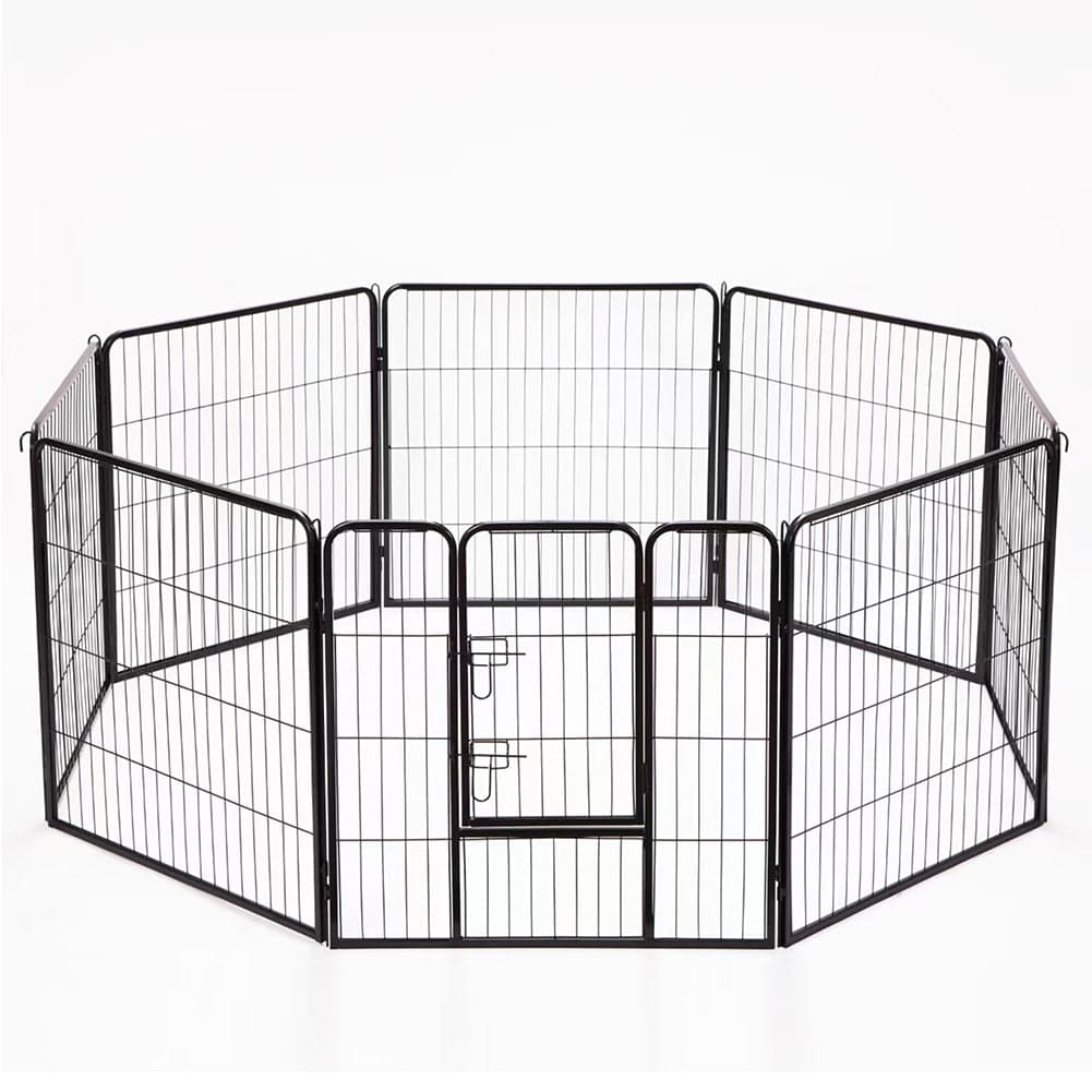 Recinto Cancello Protezione Cani, Gatti, Cuccioli 6.16mt Metallo 8Moduli 77x60 cm in Cancelletti per porte e scale Danyx - Casoria, commercioVirtuoso.it
