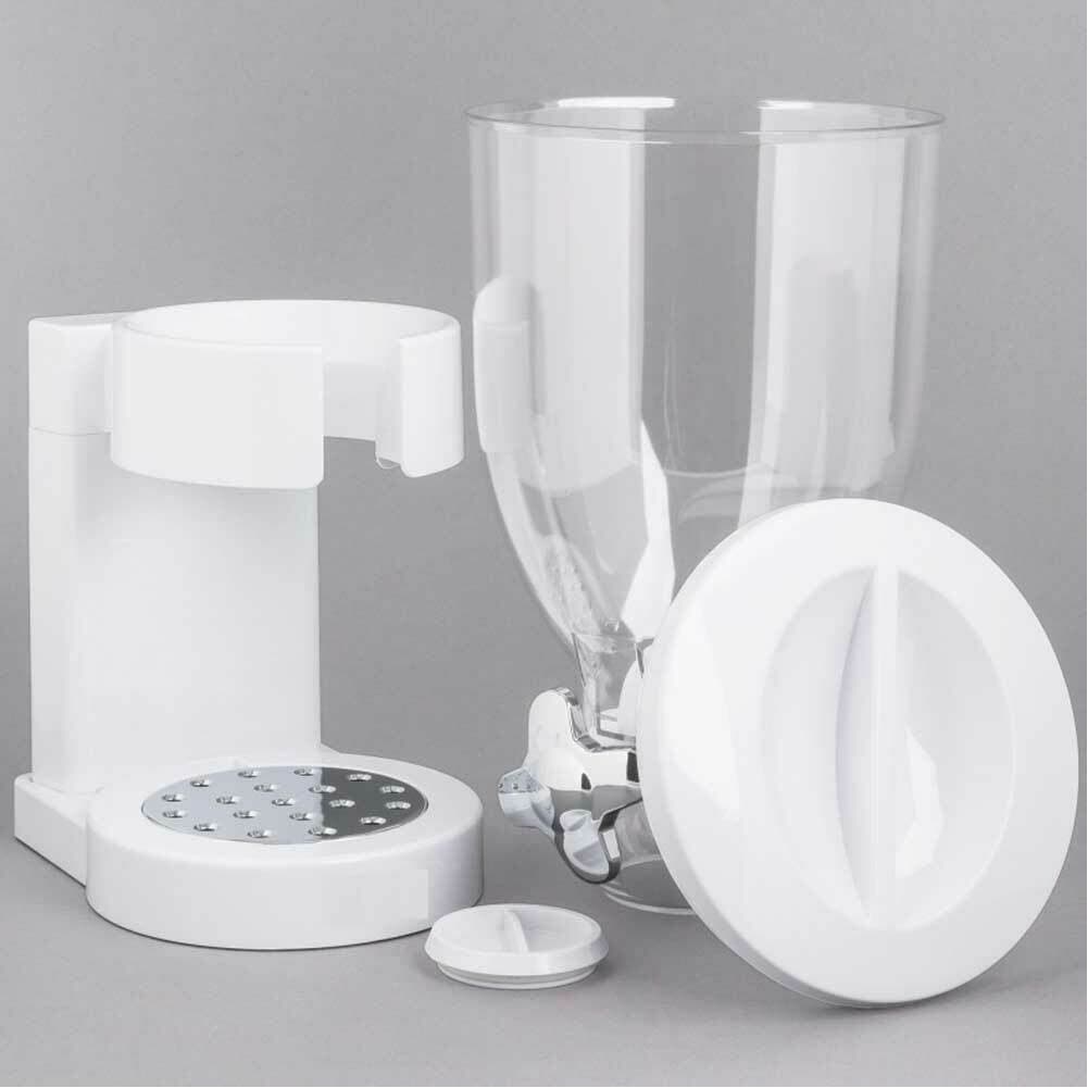 Dispenser Cereali Singolo 500ml Contenitore Dosatore Distributore Bianco H41cm in Barattoli e contenitori Danyx - Casoria, commercioVirtuoso.it