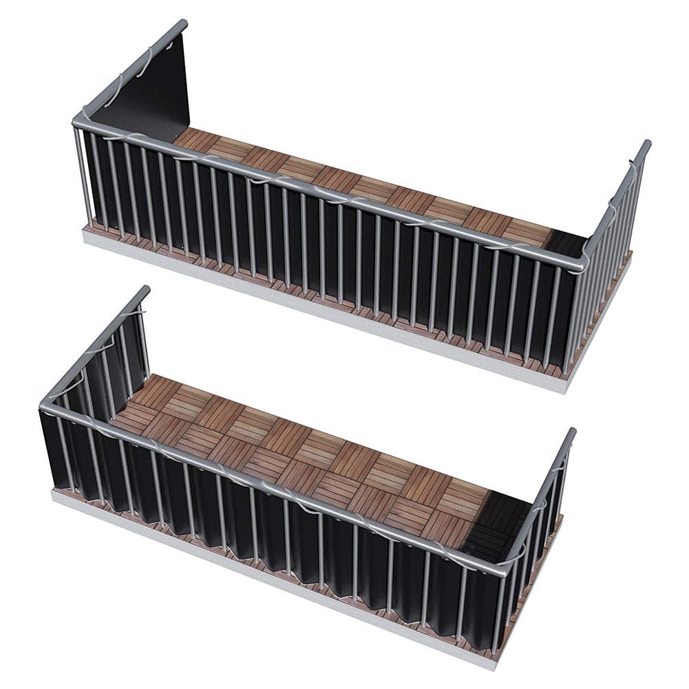Telo Copertura Protezione 90x600cm Frangivista Frangivento per Balcone Ringhiera in Schermi divisori e protettivi per balconi Danyx - Casoria, commercioVirtuoso.it