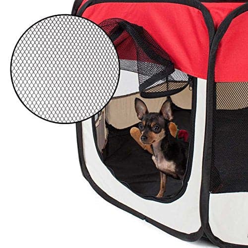 Recinto Box Per Animali Domestici 125x125cm Cuccia Pieghevole Salvaspazio con Borsa in Recinti gioco Danyx - Casoria, commercioVirtuoso.it