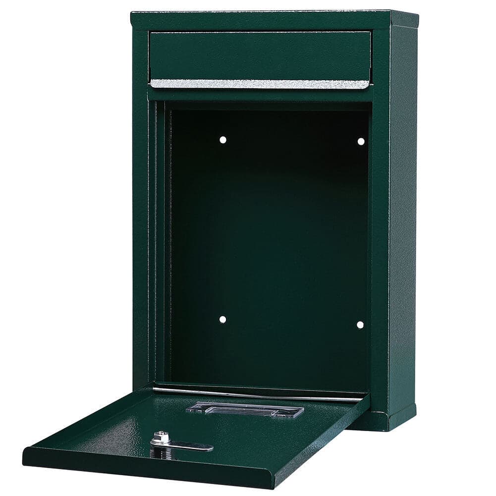 Cassetta Postale in Acciaio Buca per Lettere Interno Esterno Doppia Chiave Verde in Cassette postali con fissaggio a parete Danyx - Casoria, commercioVirtuoso.it