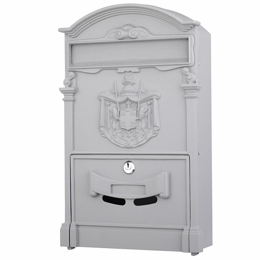 Cassetta Porta Posta Alluminio Pressofuso Antiruggine uso Esterno con Chiave Grigio in Cassette postali con fissaggio a parete Danyx - Casoria, commercioVirtuoso.it