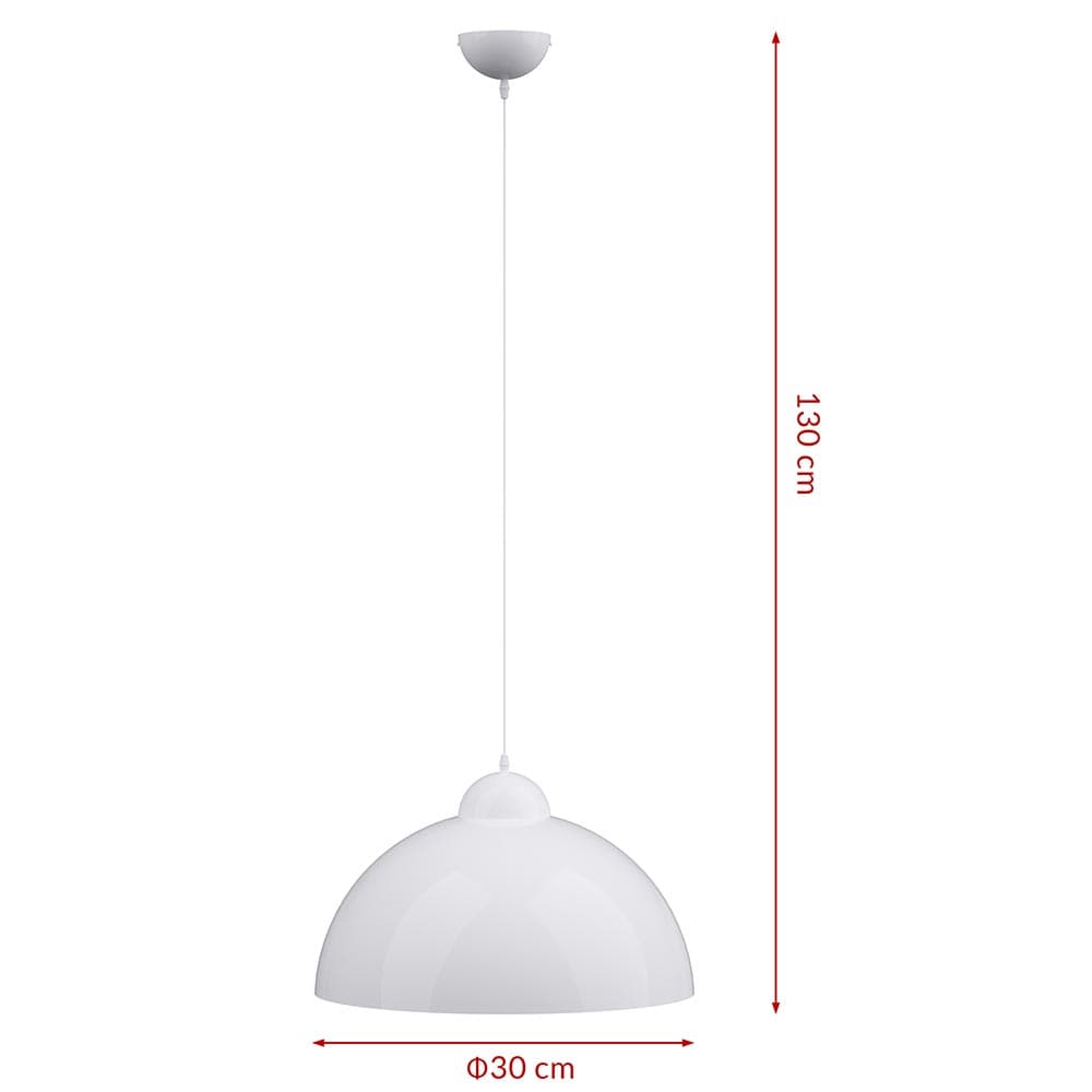 Lampadari Kit 2pz Sospensione Moderna Lampade per Snack Cucina 30cm Bianco Oro in Lampade a sospensione Danyx - Casoria, commercioVirtuoso.it