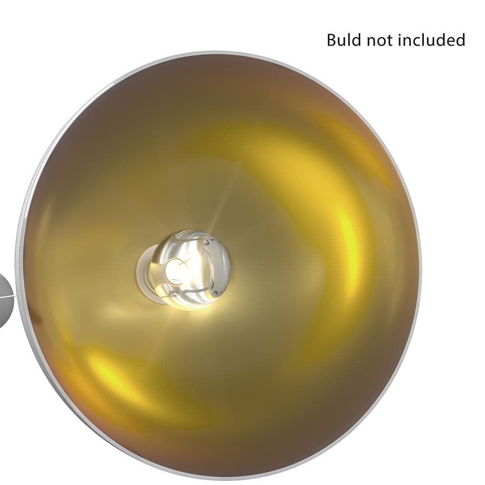 Lampadari Kit 2pz Sospensione Moderna Lampade per Snack Cucina 30cm Bianco Oro in Lampade a sospensione Danyx - Casoria, commercioVirtuoso.it
